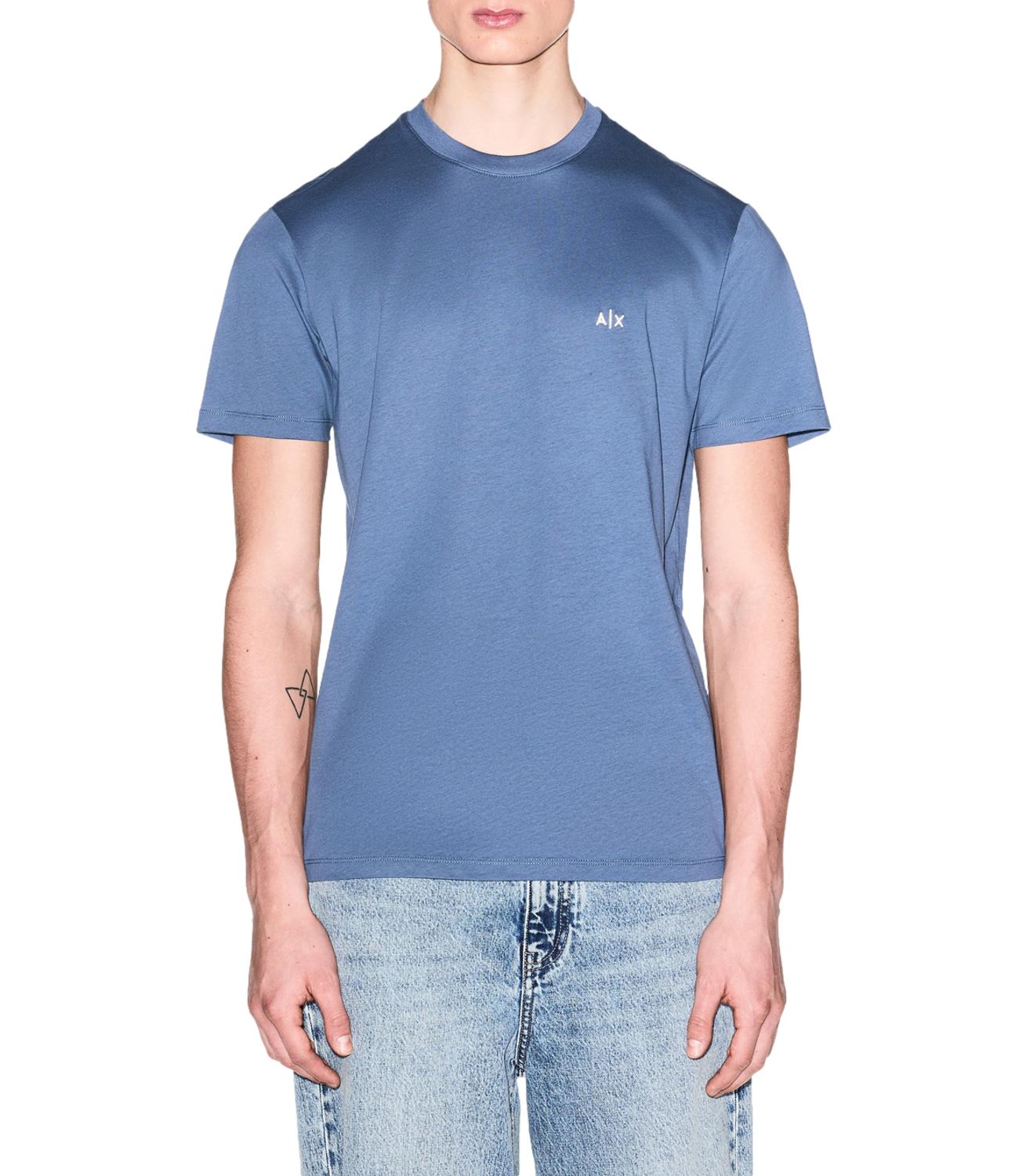 Armani Exchange T-Shirt da Uomo - China Blue