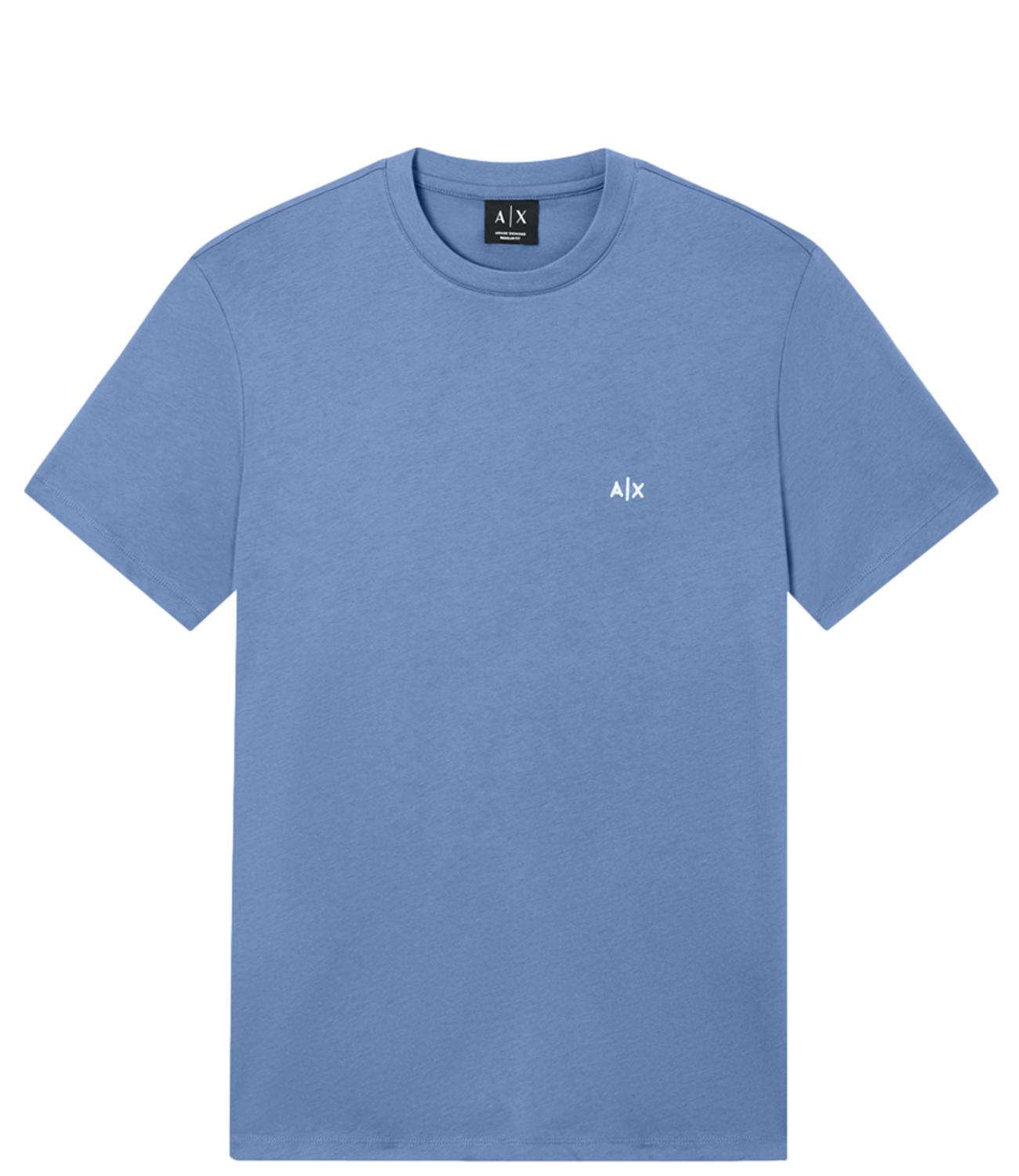 Armani Exchange T-Shirt da Uomo - China Blue