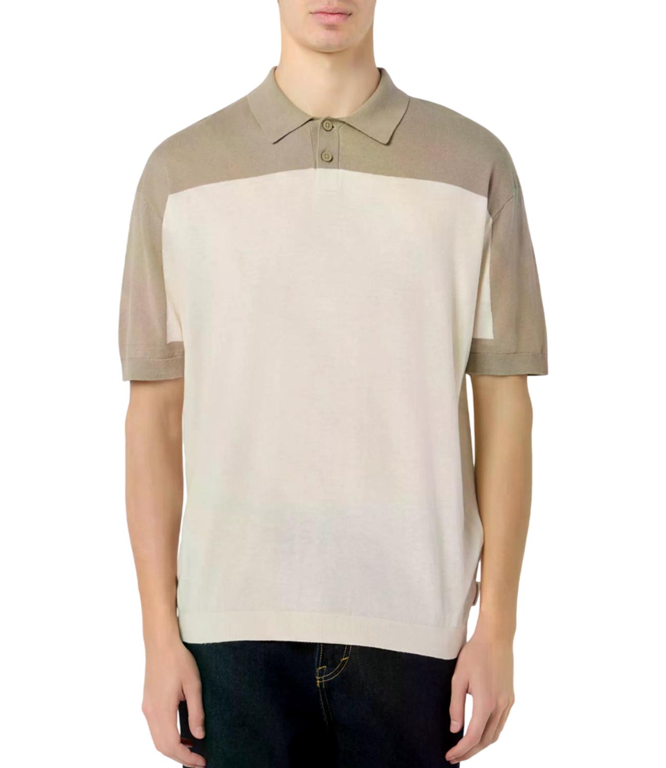 Armani Exchange Polo da Uomo - Cream/winter Twing