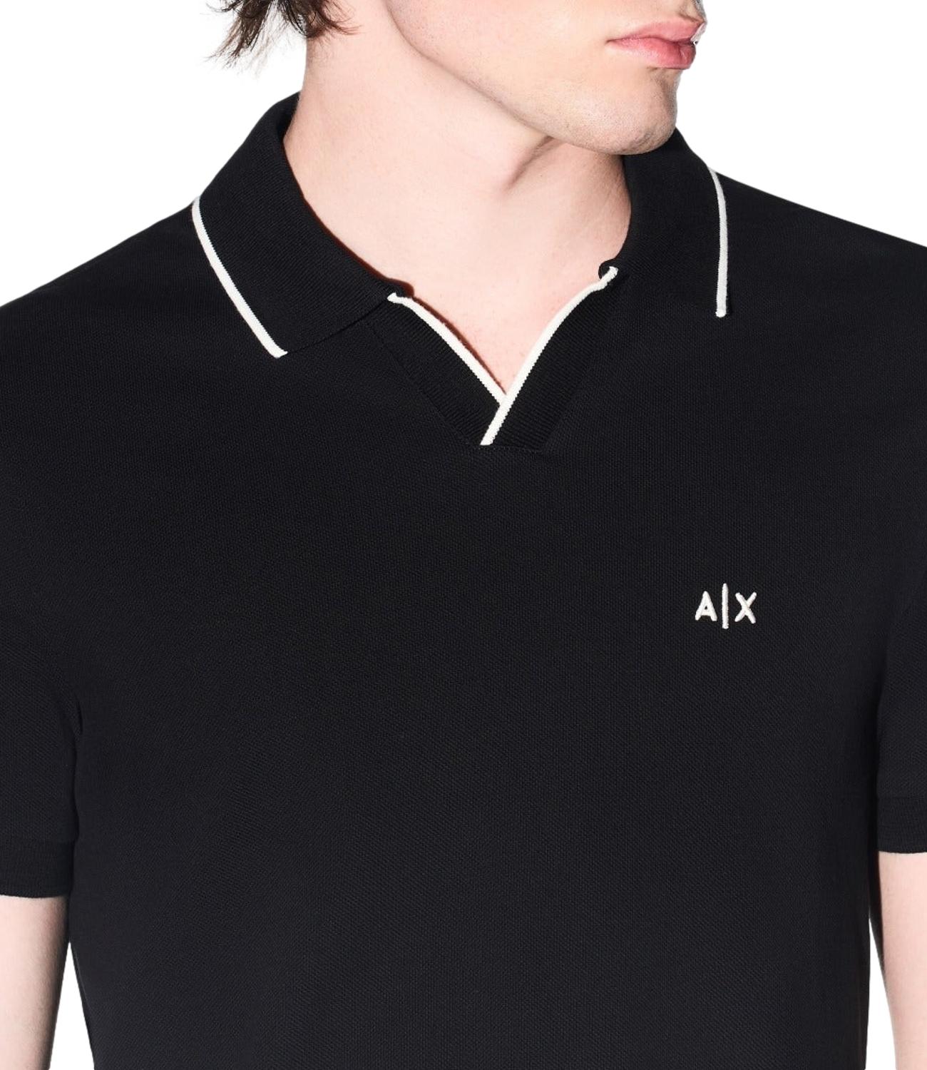 Armani Exchange Polo da Uomo - Black