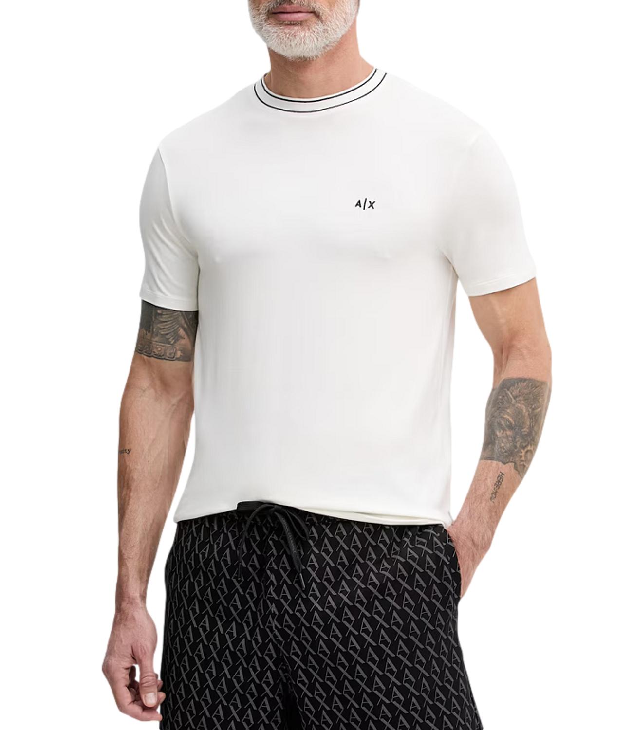 Armani Exchange T-Shirt da Uomo - Off White