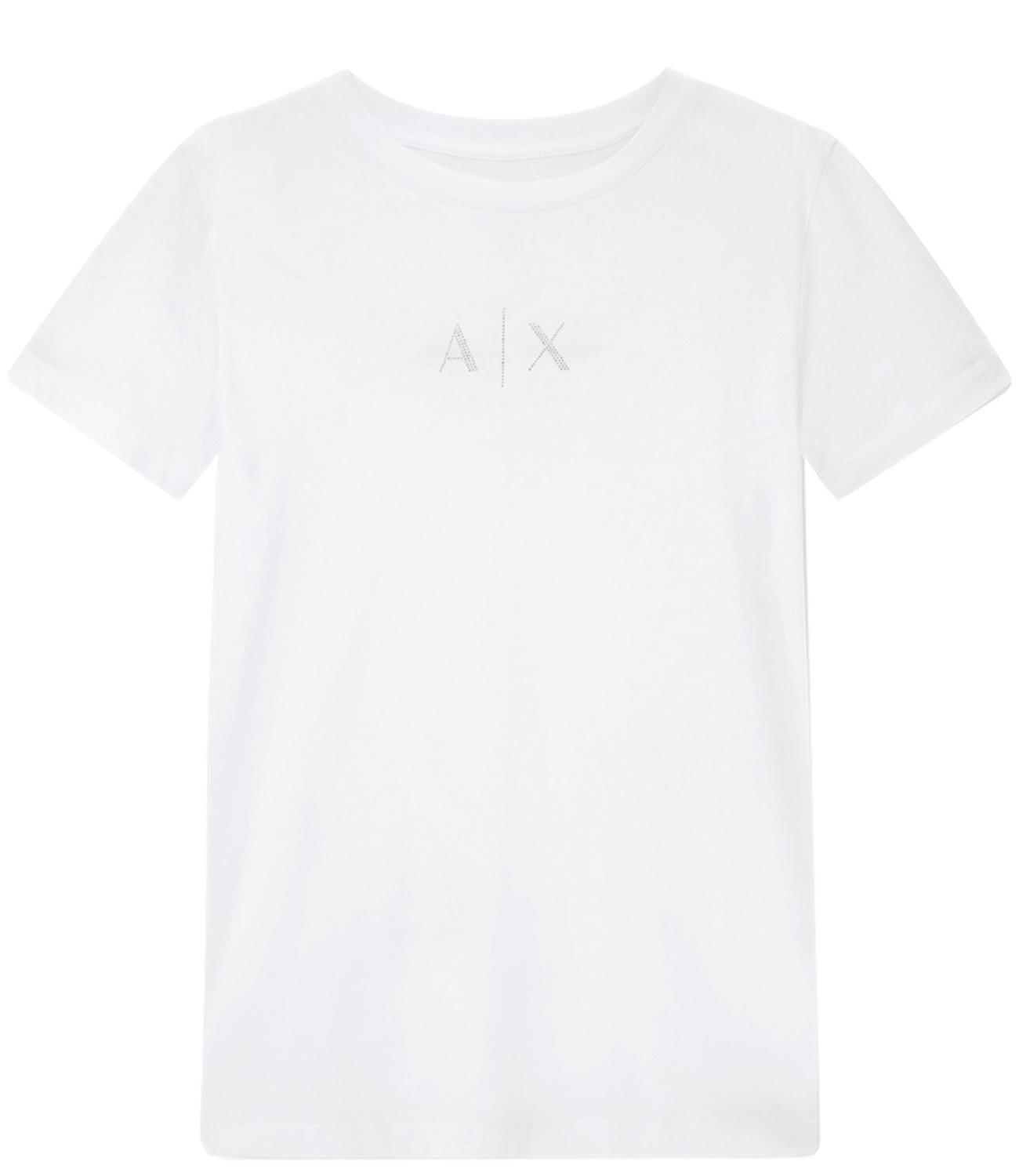 Armani Exchange T-Shirt da Donna - Optic White