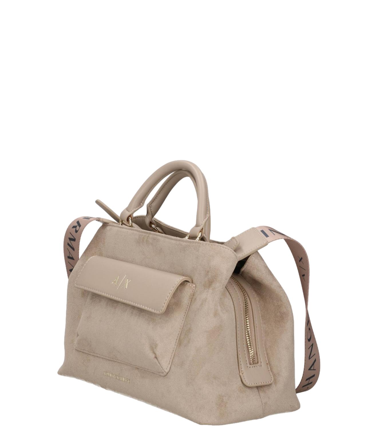Armani Exchange Borsa da Donna - Sand