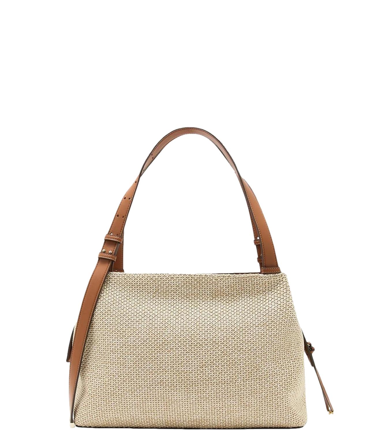 Armani Exchange Borsa da Donna - Natural / Saline Cla