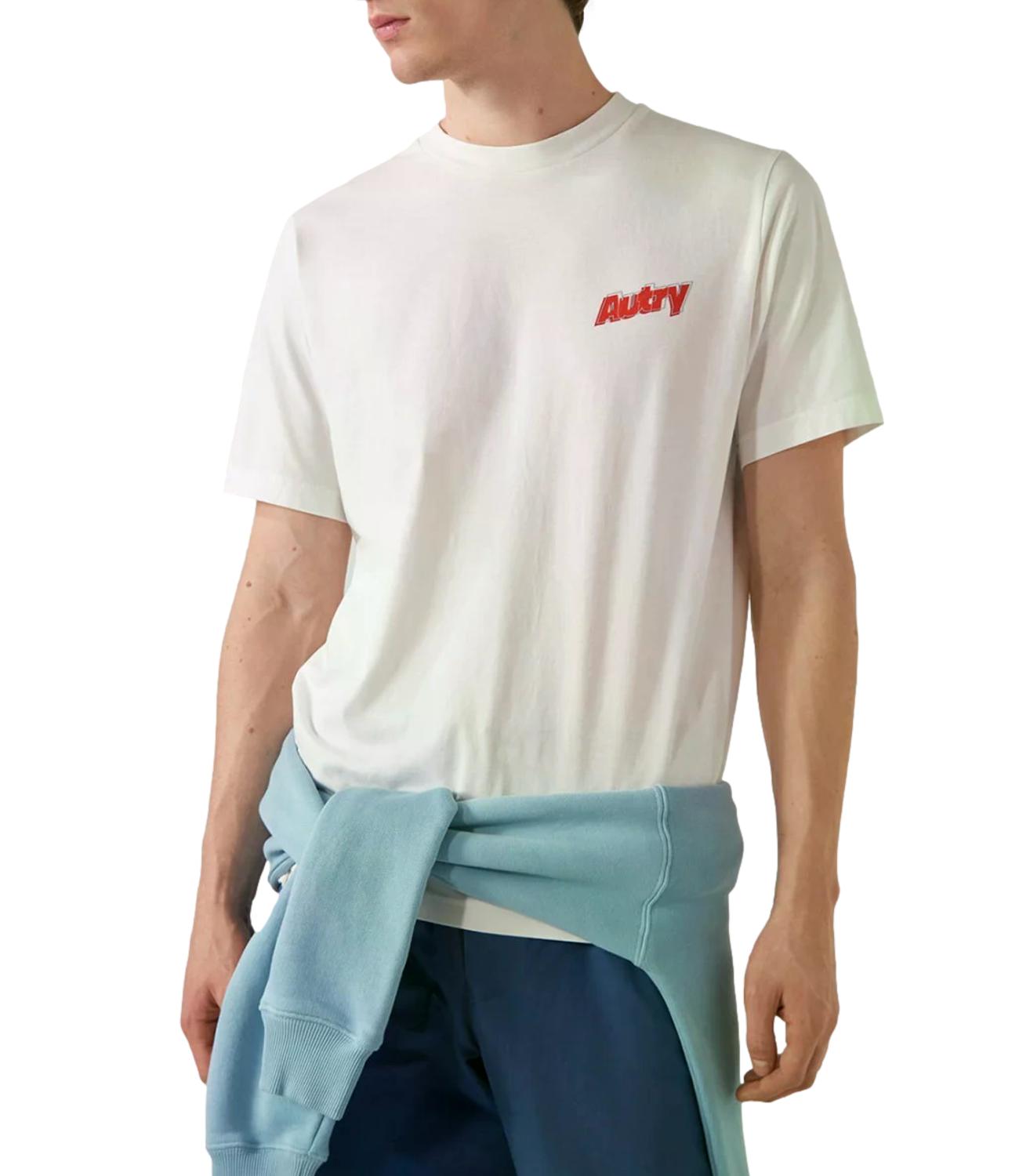 Autry T-Shirt da Uomo - Jersey White - Tspm 045w