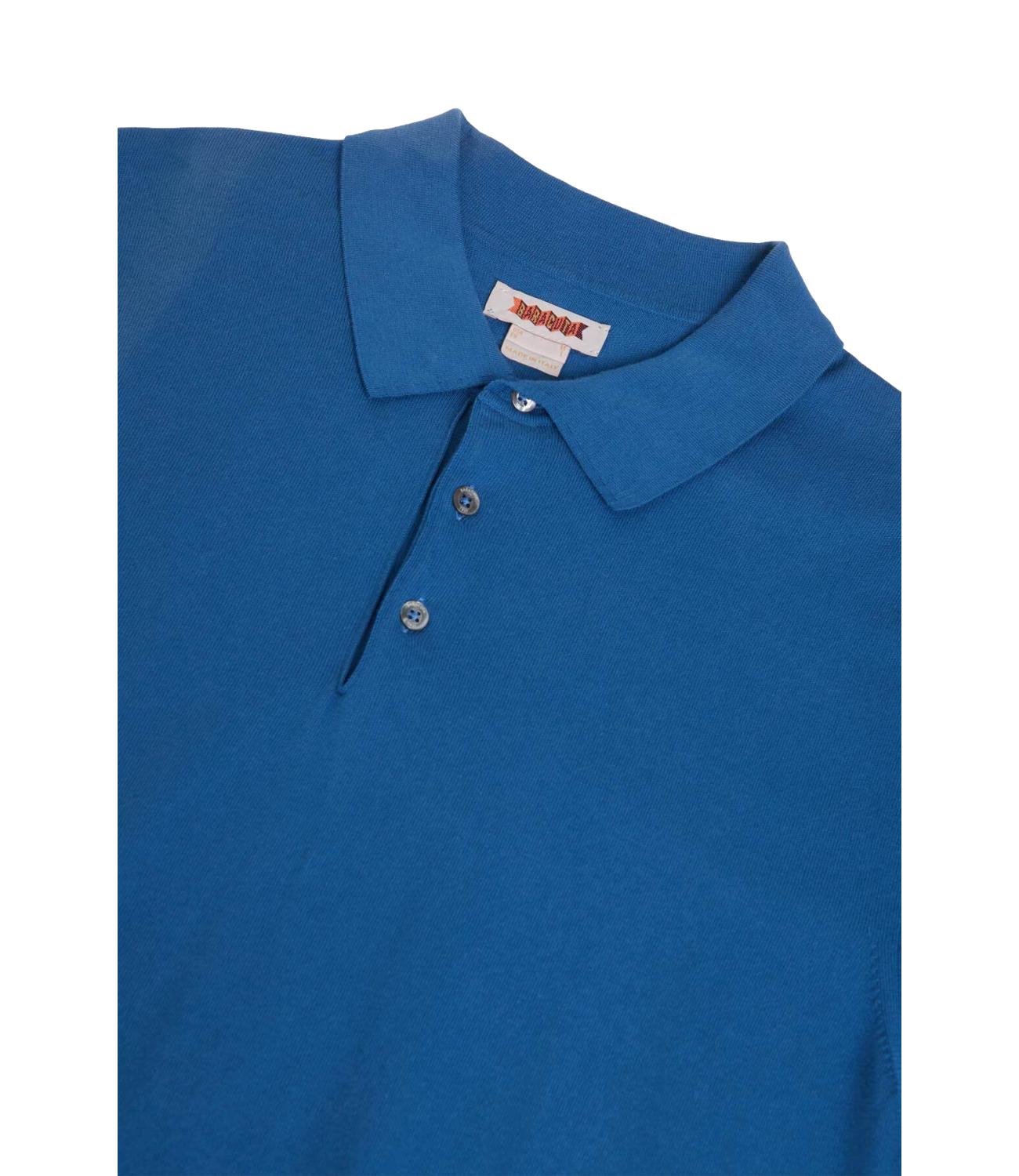 Ss Polo Knit deep water