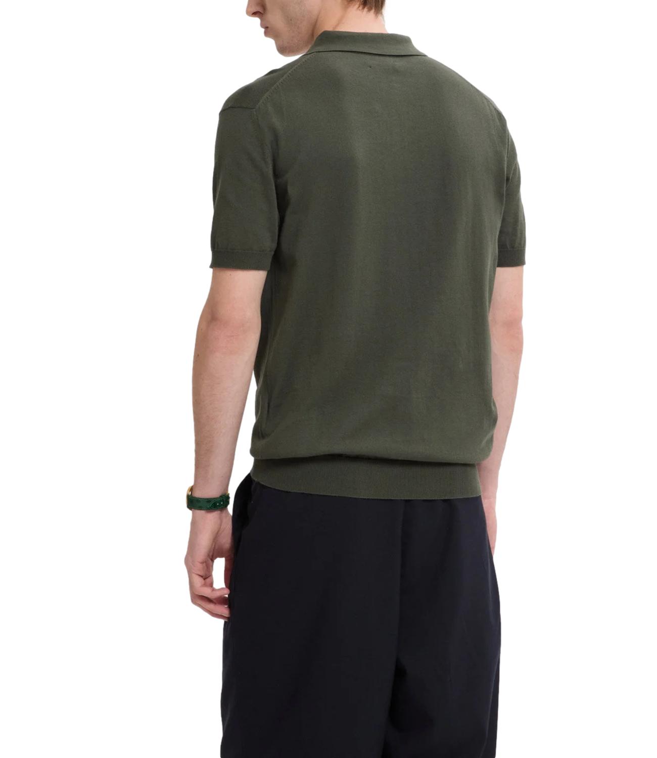 Polo Knit dark olive