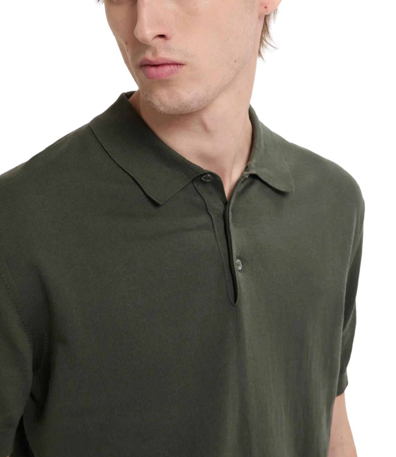 Polo Knit dark olive