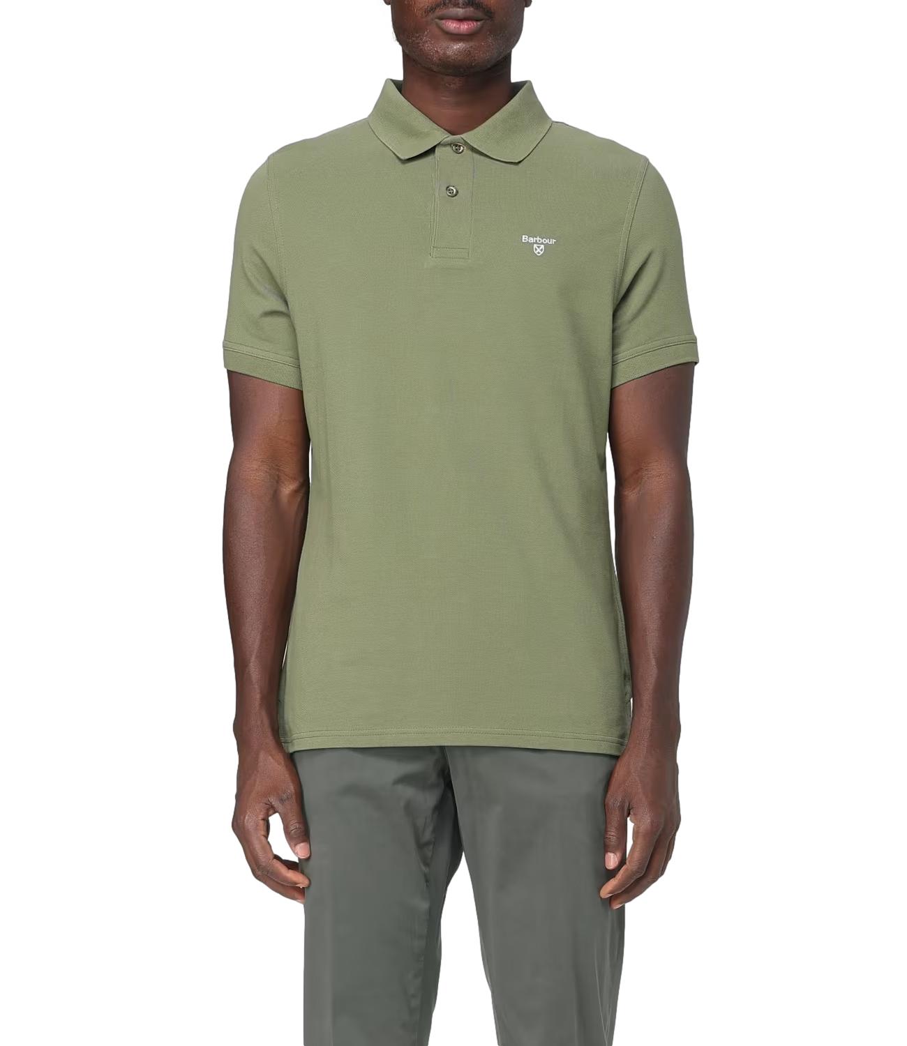 Barbour Polo da Uomo - Burnt Olive - 261mmml1367