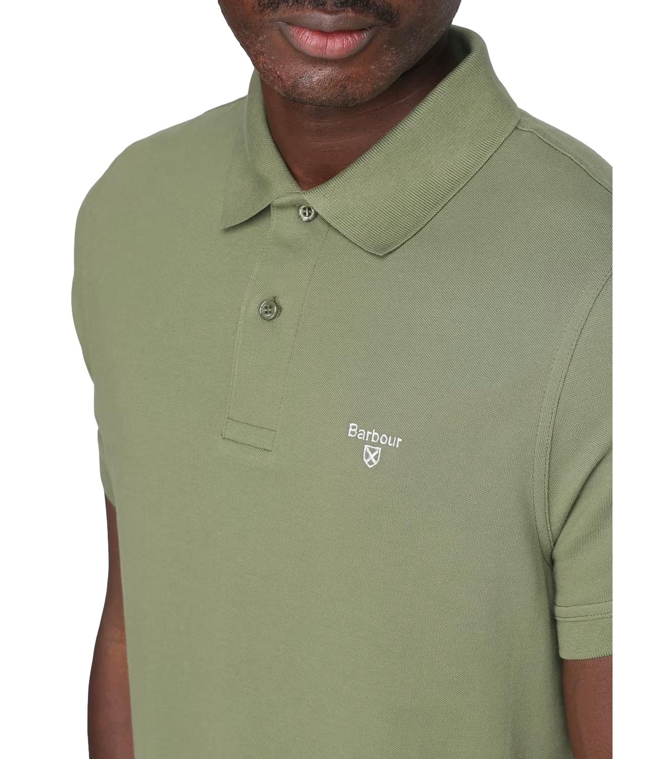 Barbour Polo da Uomo - Burnt Olive - 261mmml1367