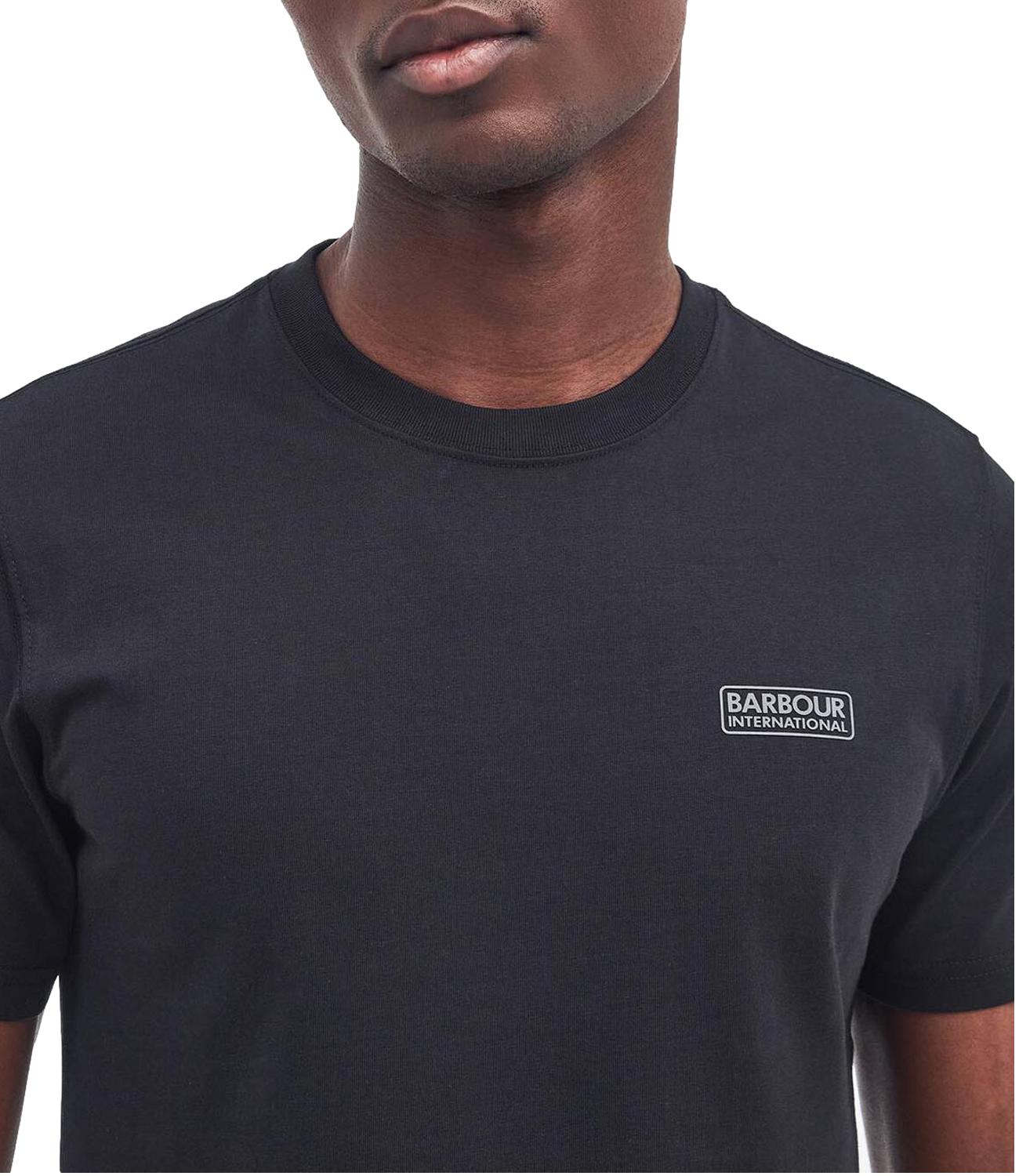 Barbour T-Shirt Small Logo nero uomo