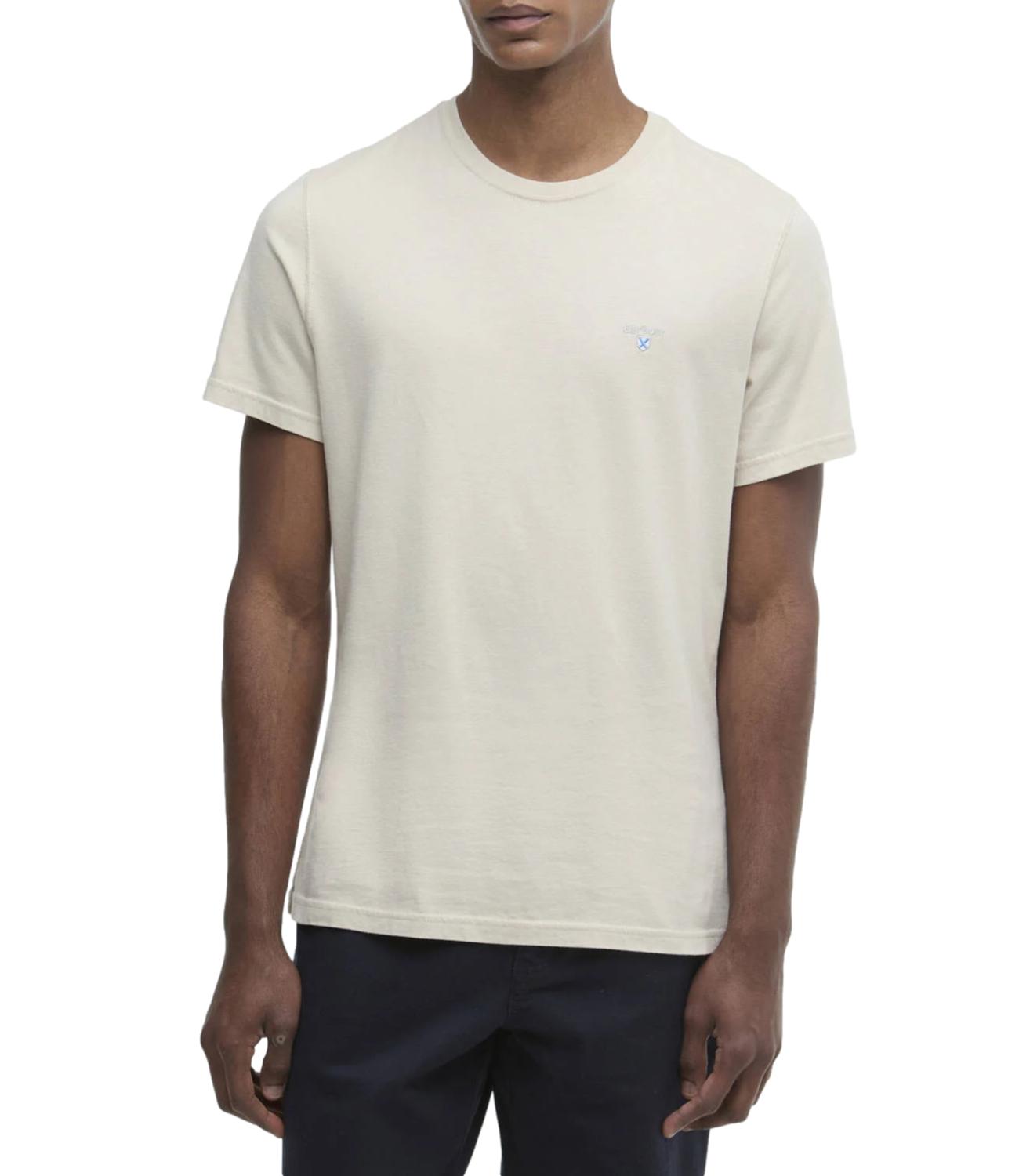 Barbour T-Shirt Tartan Sports Tee beige uomo