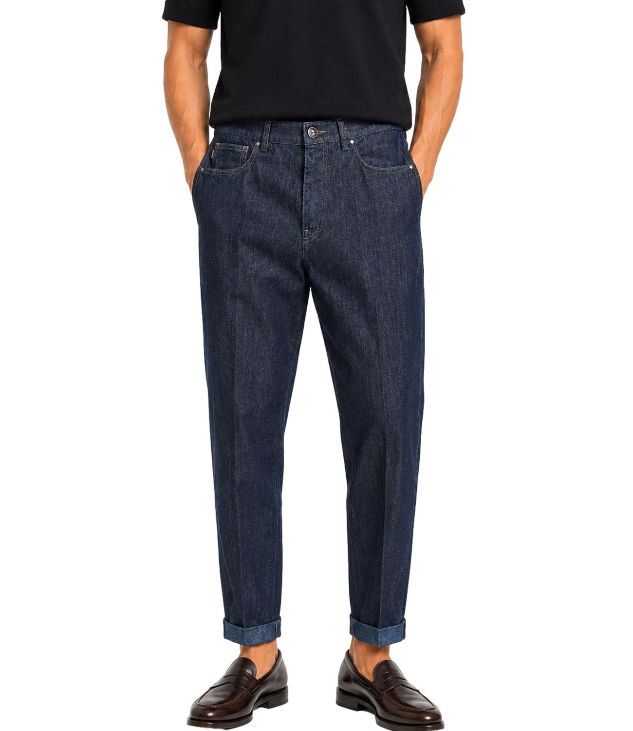 Berwich Pantalone da Uomo - Denim - Pu19chiaia5T-Gddnm1