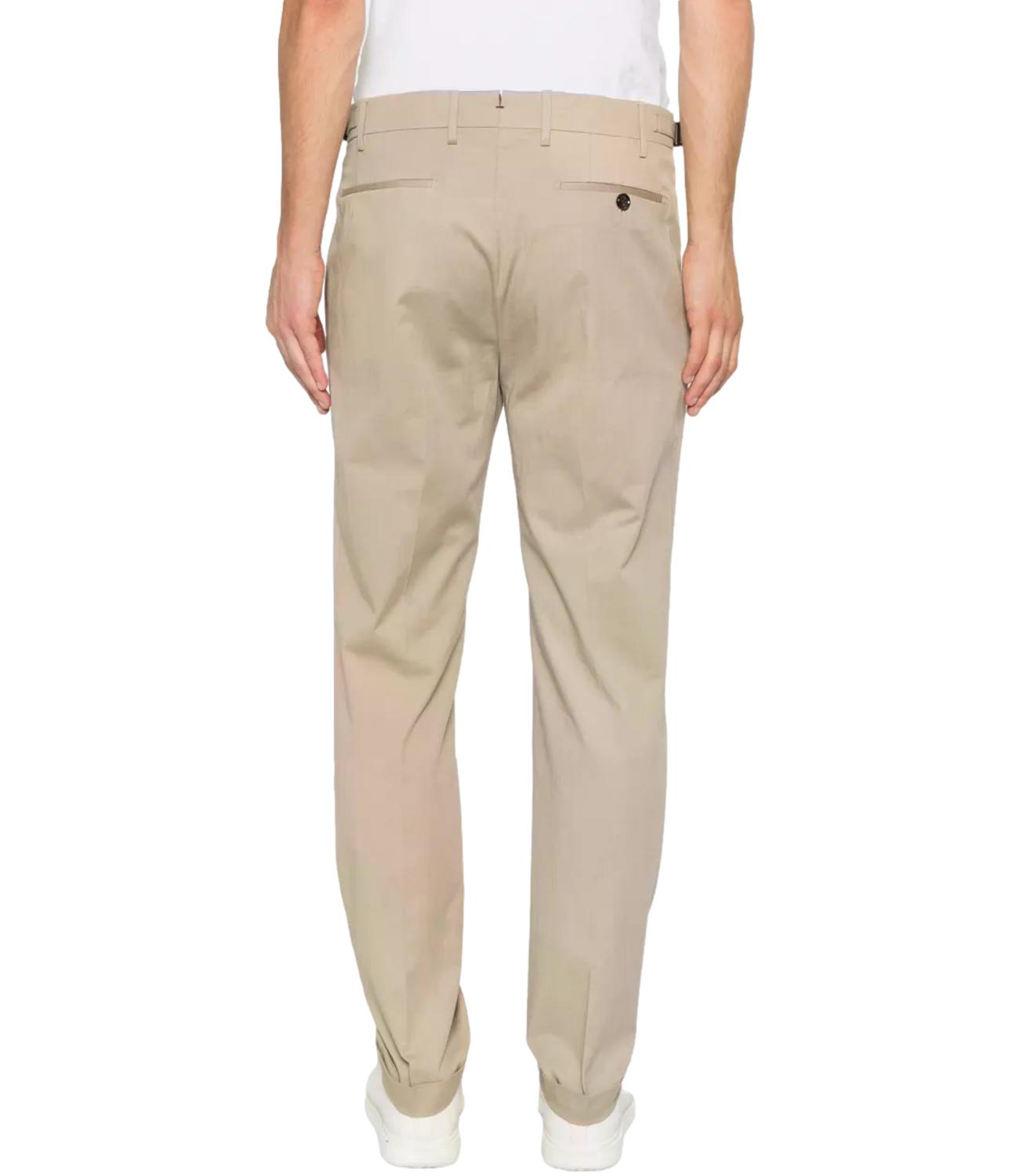 Berwich Pantalone da Uomo - Chalk - Pu19retrocrasosilk