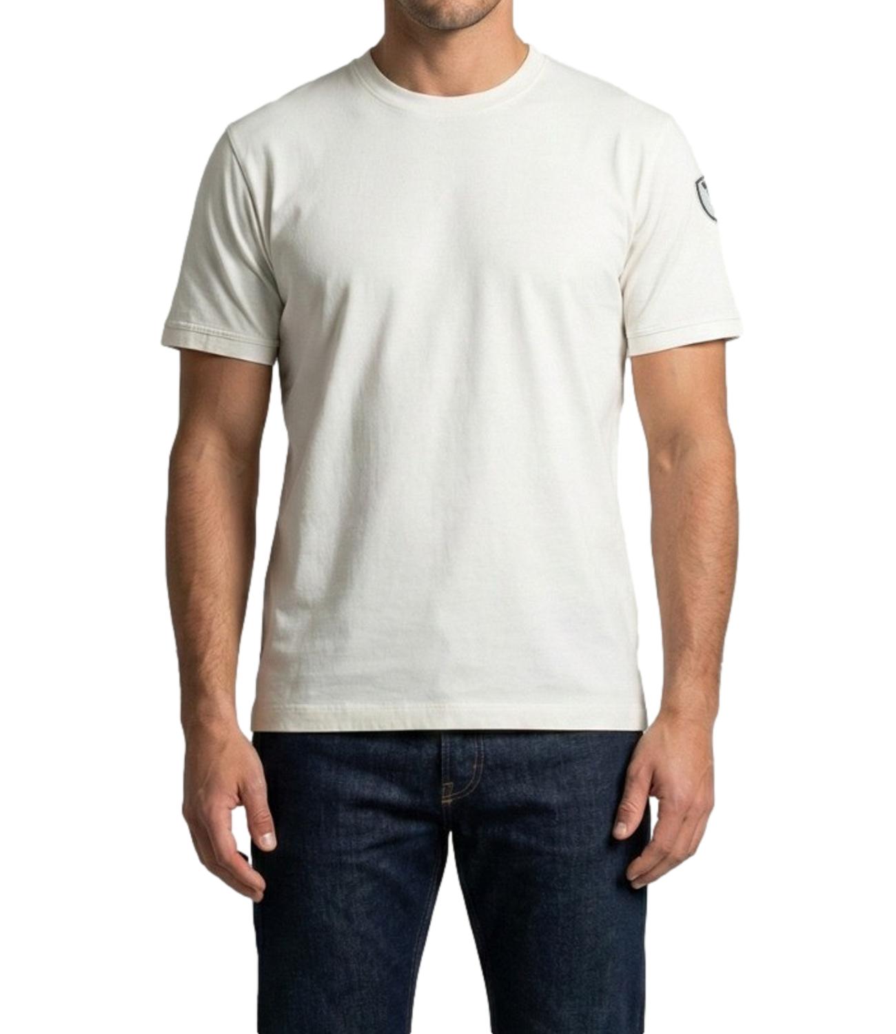 Blauer T-Shirt da Uomo - Bianco Neve