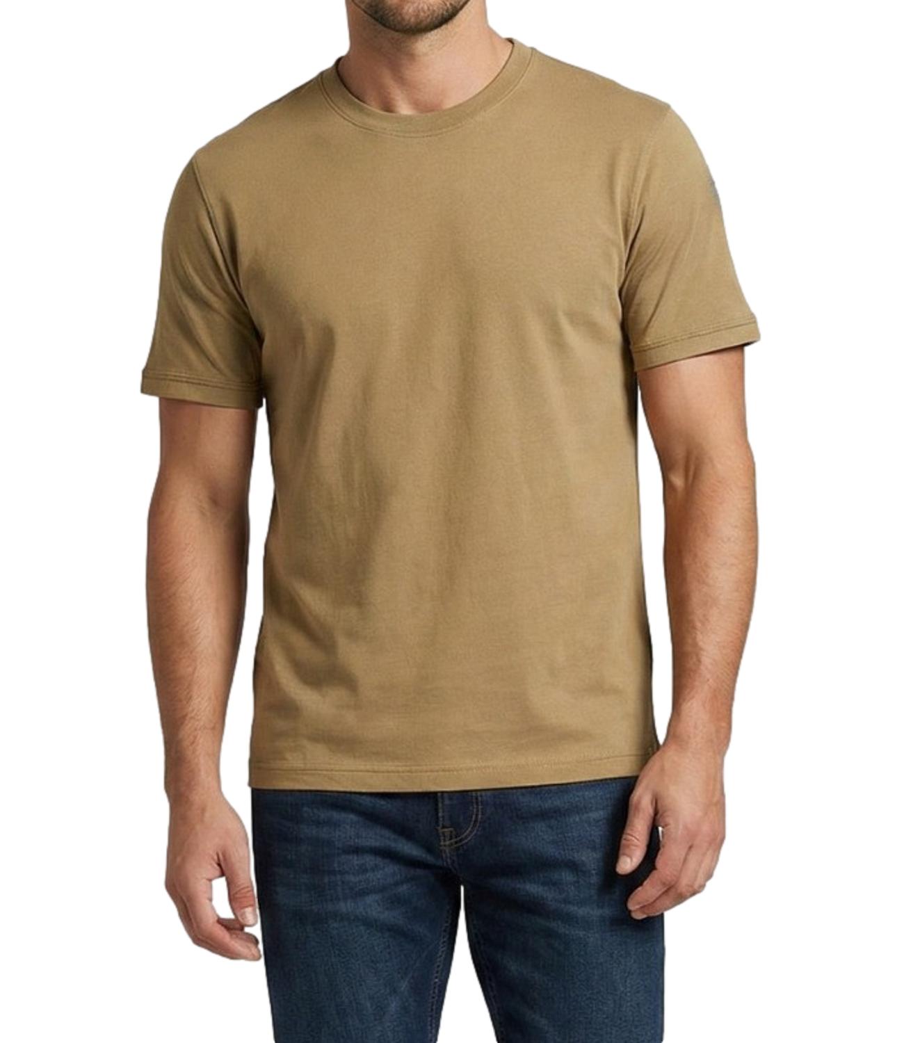 Blauer T-Shirt da Uomo - Nocciola
