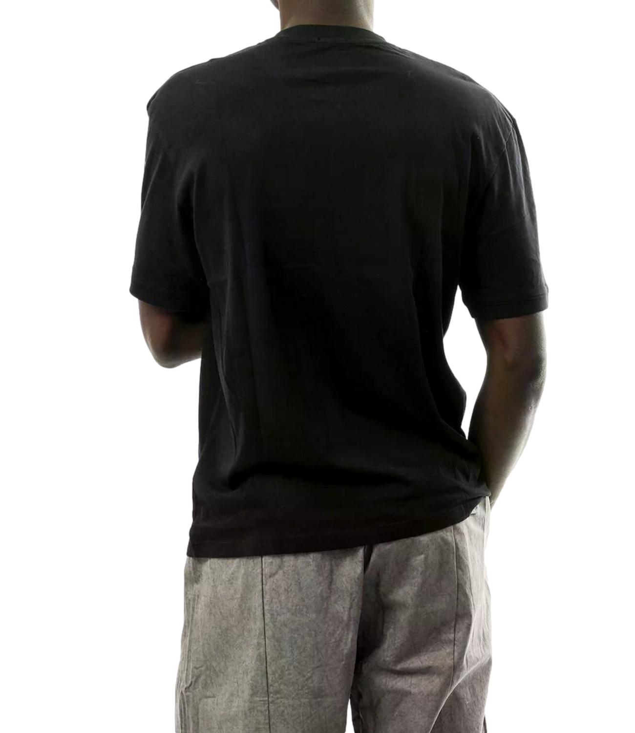 Blauer T-Shirt da Uomo - Nero