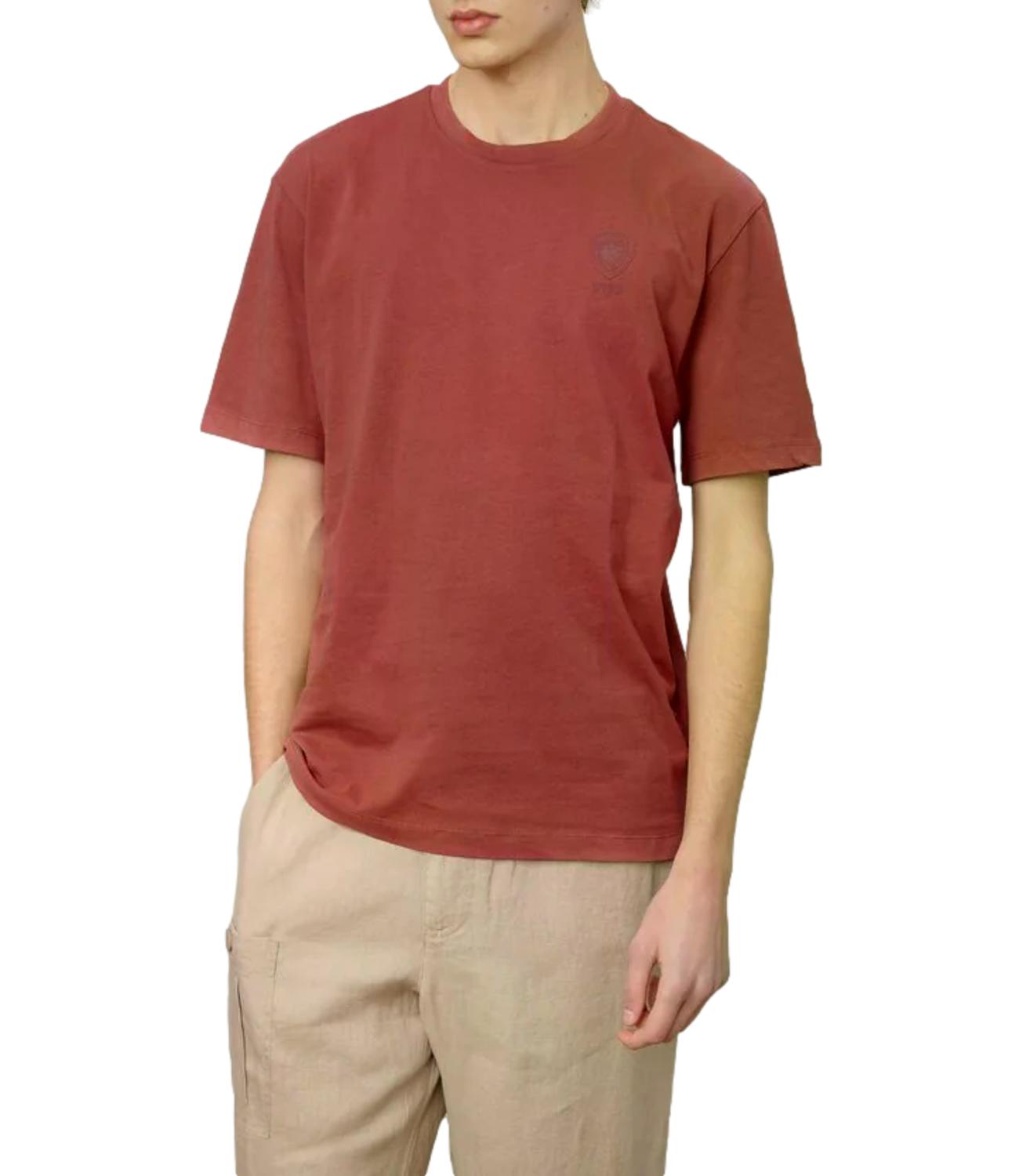 Blauer T-Shirt da Uomo - Mattone Inglese - 26sbluh02302-007439