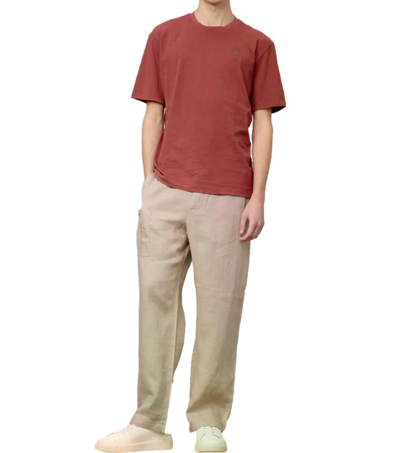 Blauer T-Shirt da Uomo - Mattone Inglese - 26sbluh02302-007439