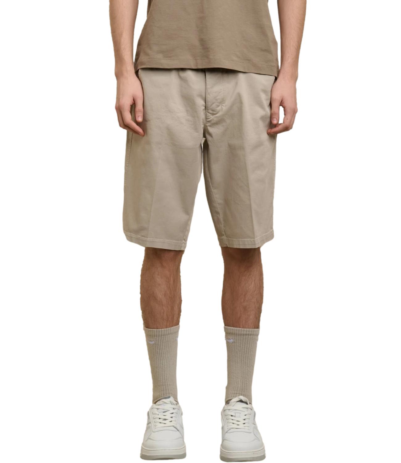 Blauer Bermuda da Uomo - Beige Naturale - 26sblup02336-007493
