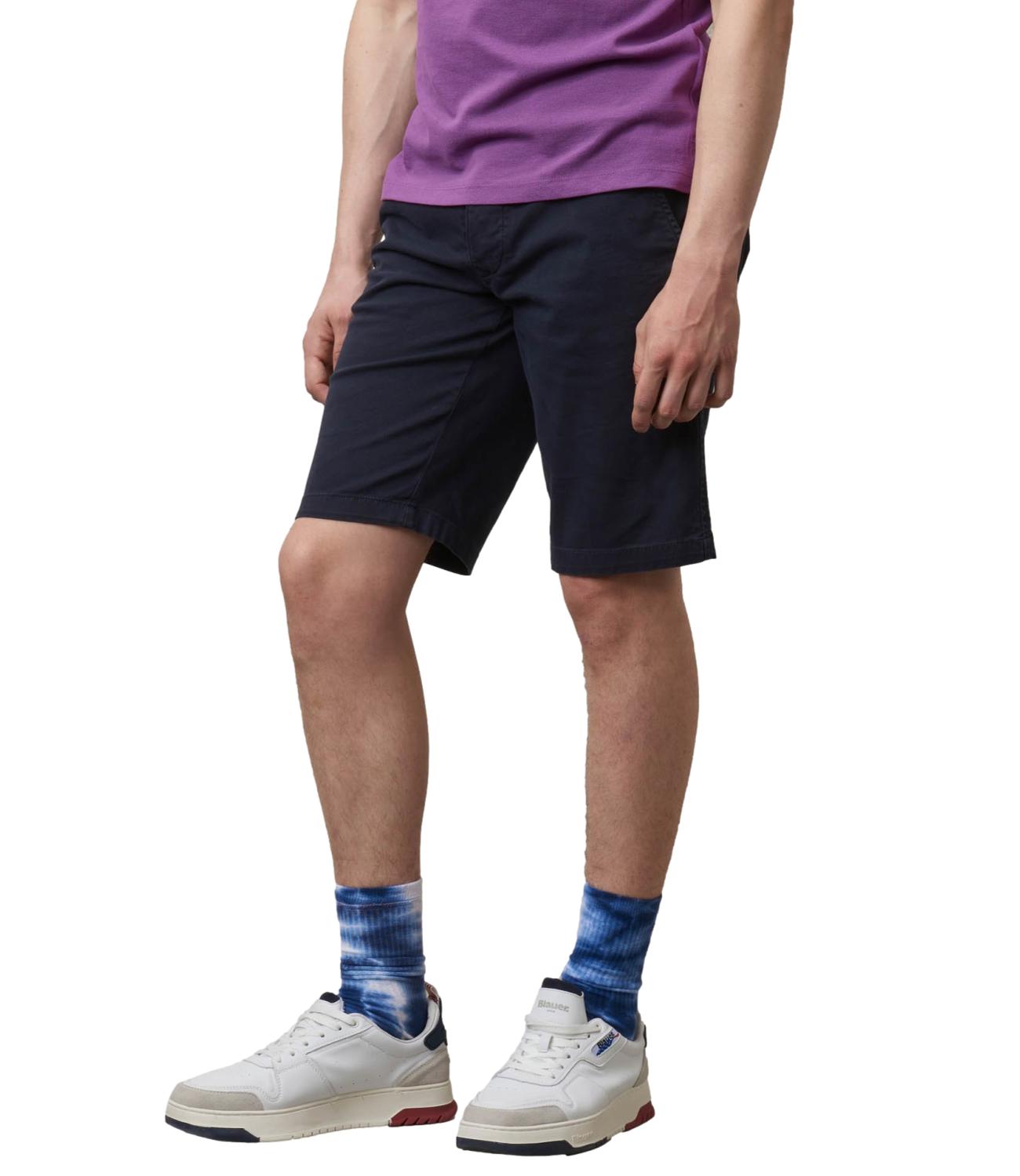 Blauer Bermuda da Uomo - Blu - 26sblup02336-007493