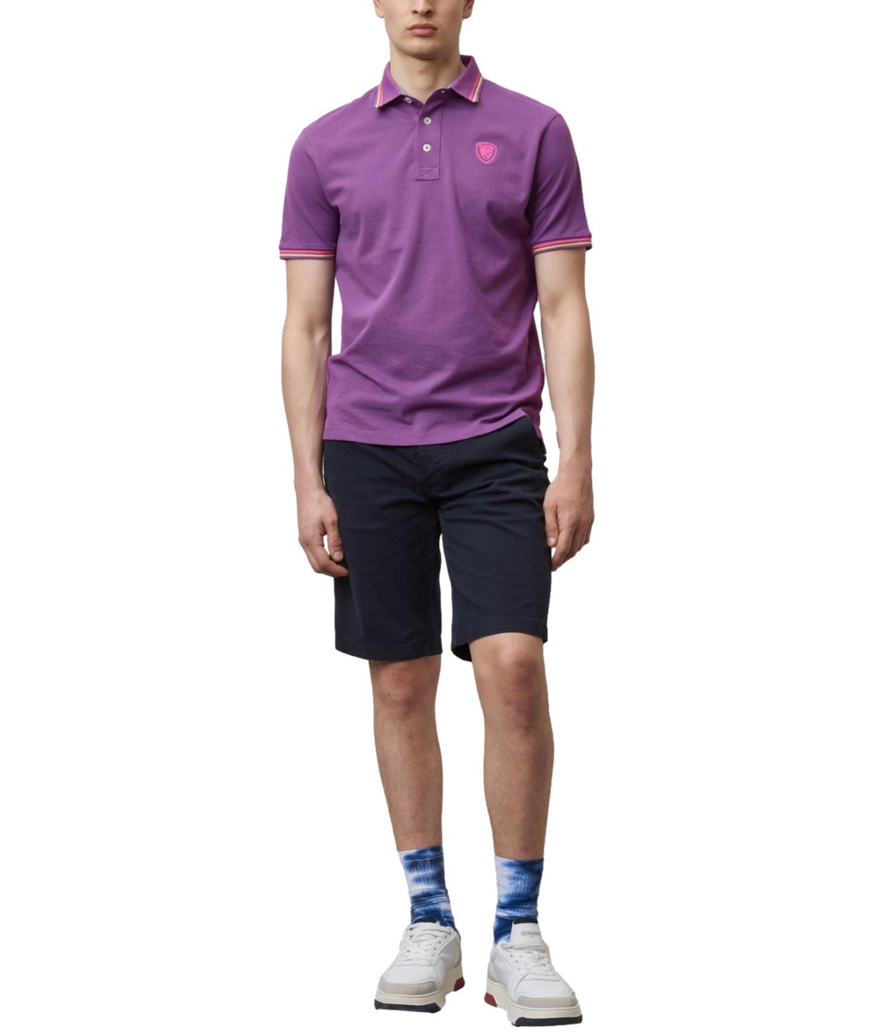 Blauer Bermuda da Uomo - Blu - 26sblup02336-007493