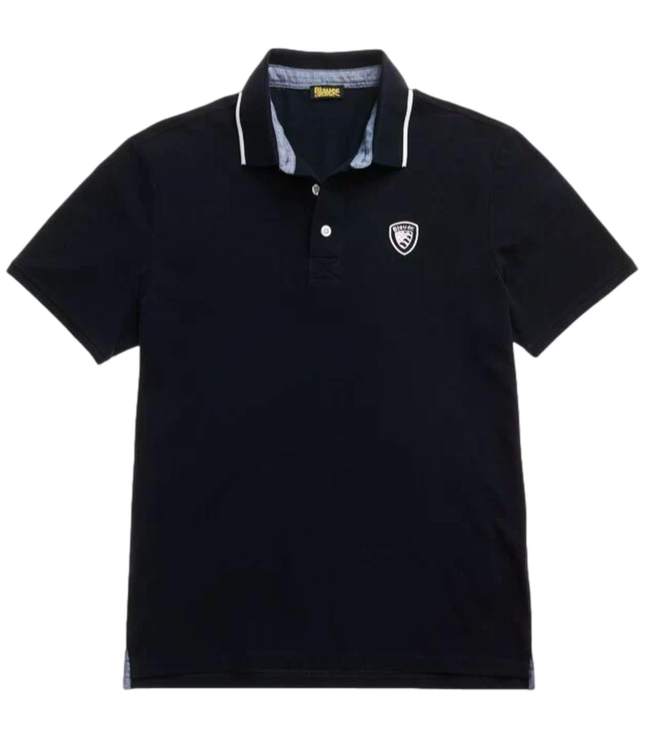 Blauer Polo da Uomo - Nero