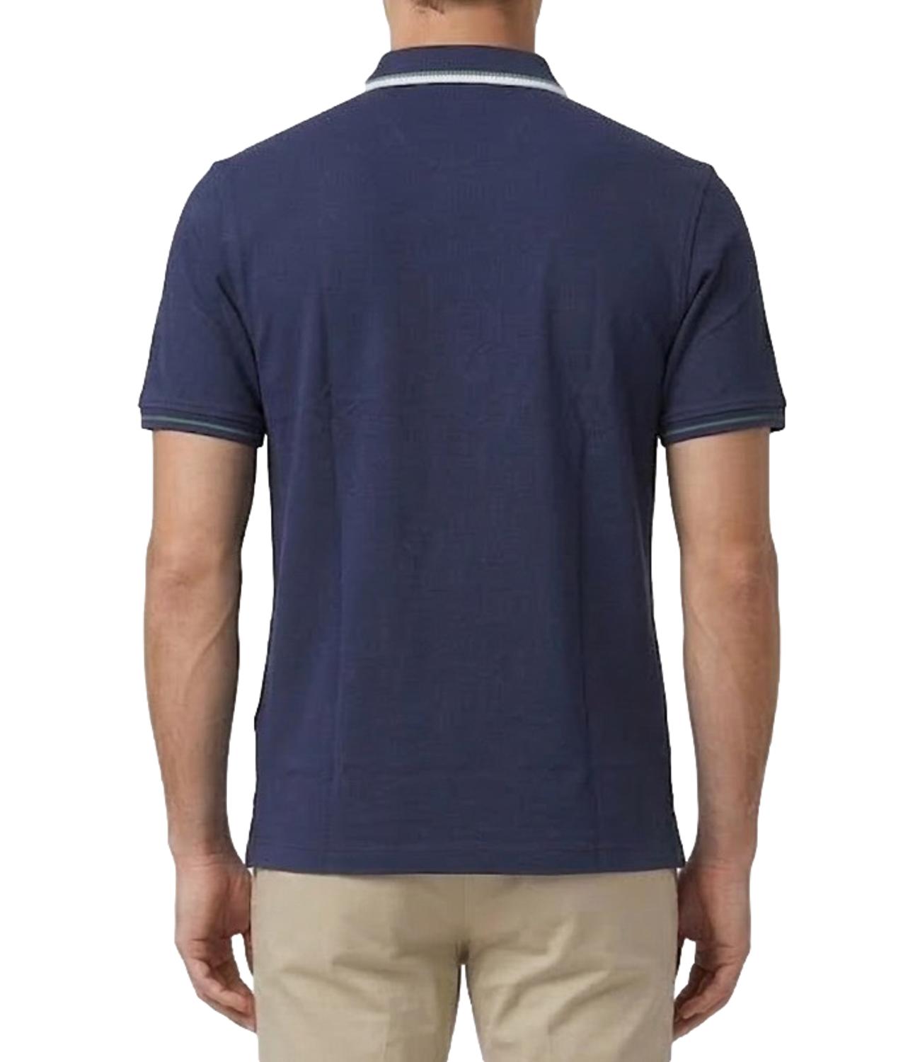Blauer Polo da Uomo - Blu - 26sblut02296-006801