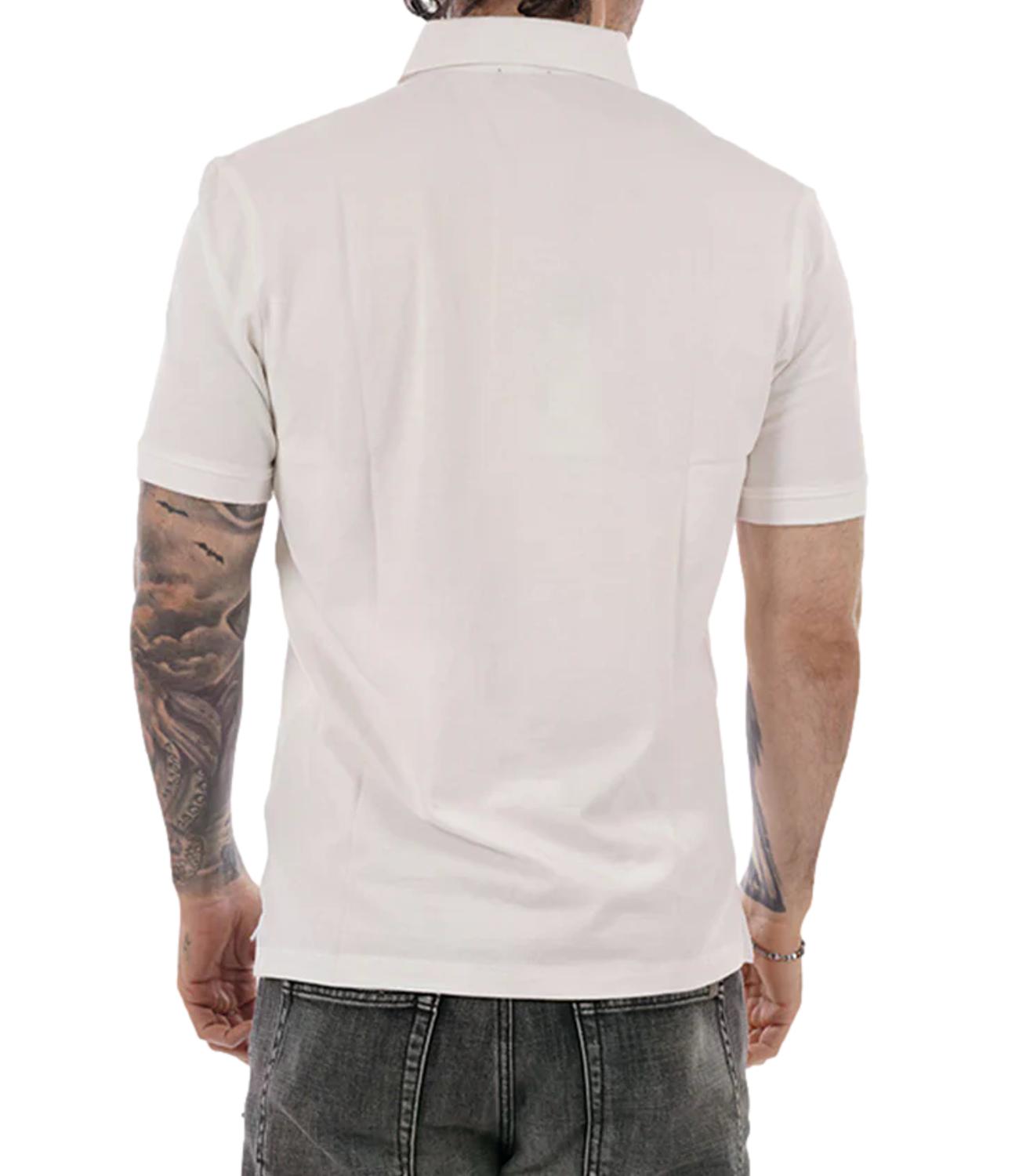 Blauer Polo da Uomo - Bianca - 26sblut02298-007440
