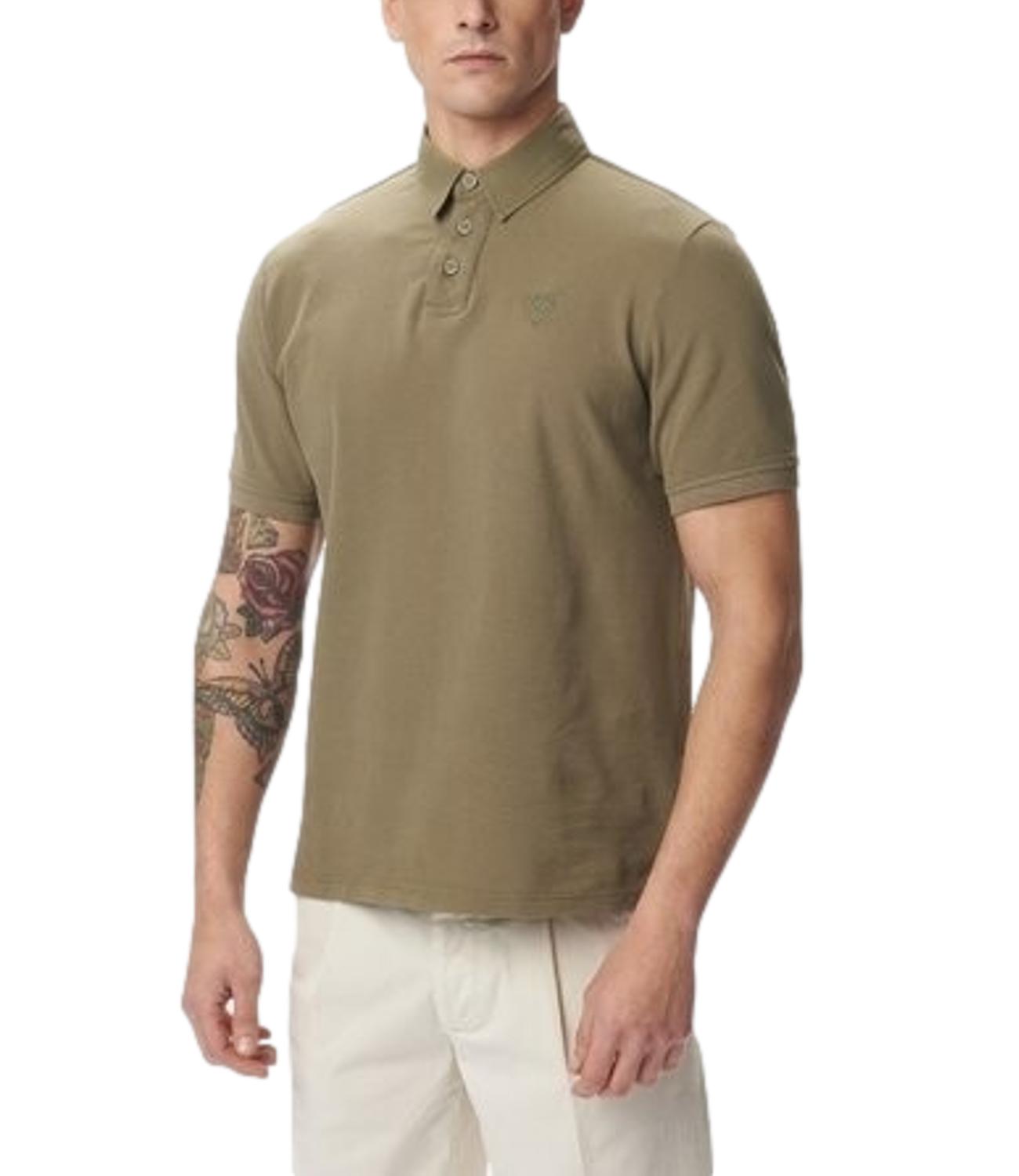 Blauer Polo da Uomo - Green 60h - 26sblut02298-007440