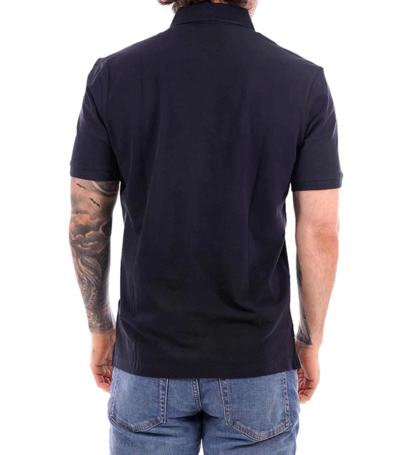 Blauer Polo da Uomo - Blu - 26sblut02298-007440