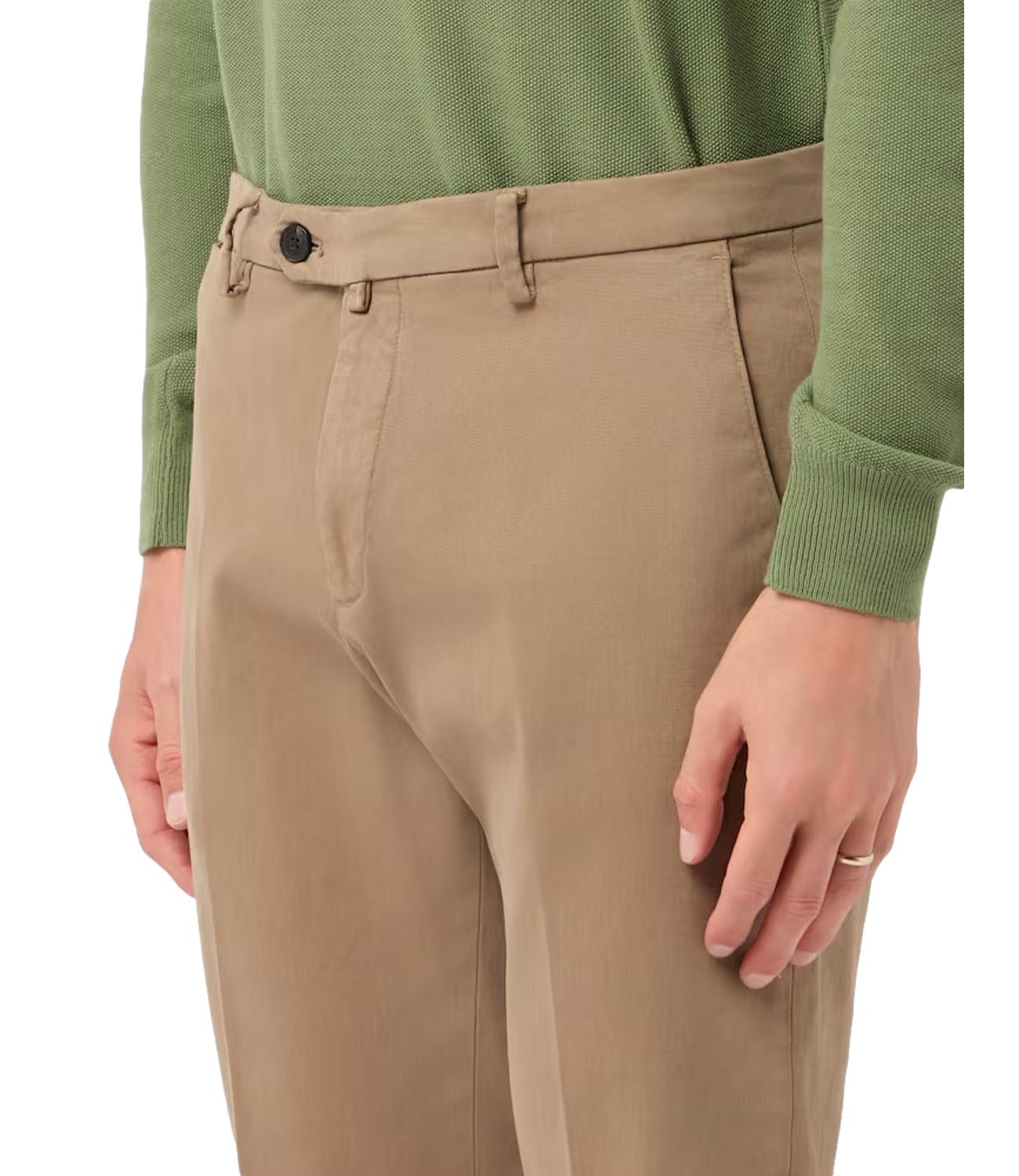 Briglia Pantalone da Uomo - Beige - Bg04 300030 00043