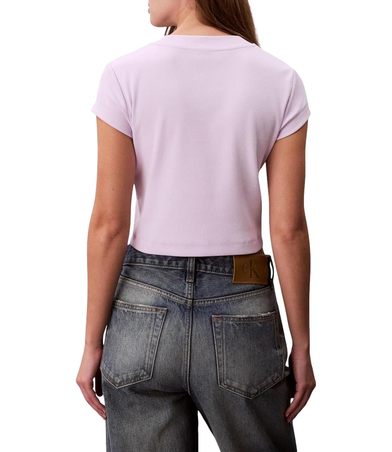Calvin Klein T-Shirt da Donna - 3oq Island Lilac - Lv047ab802