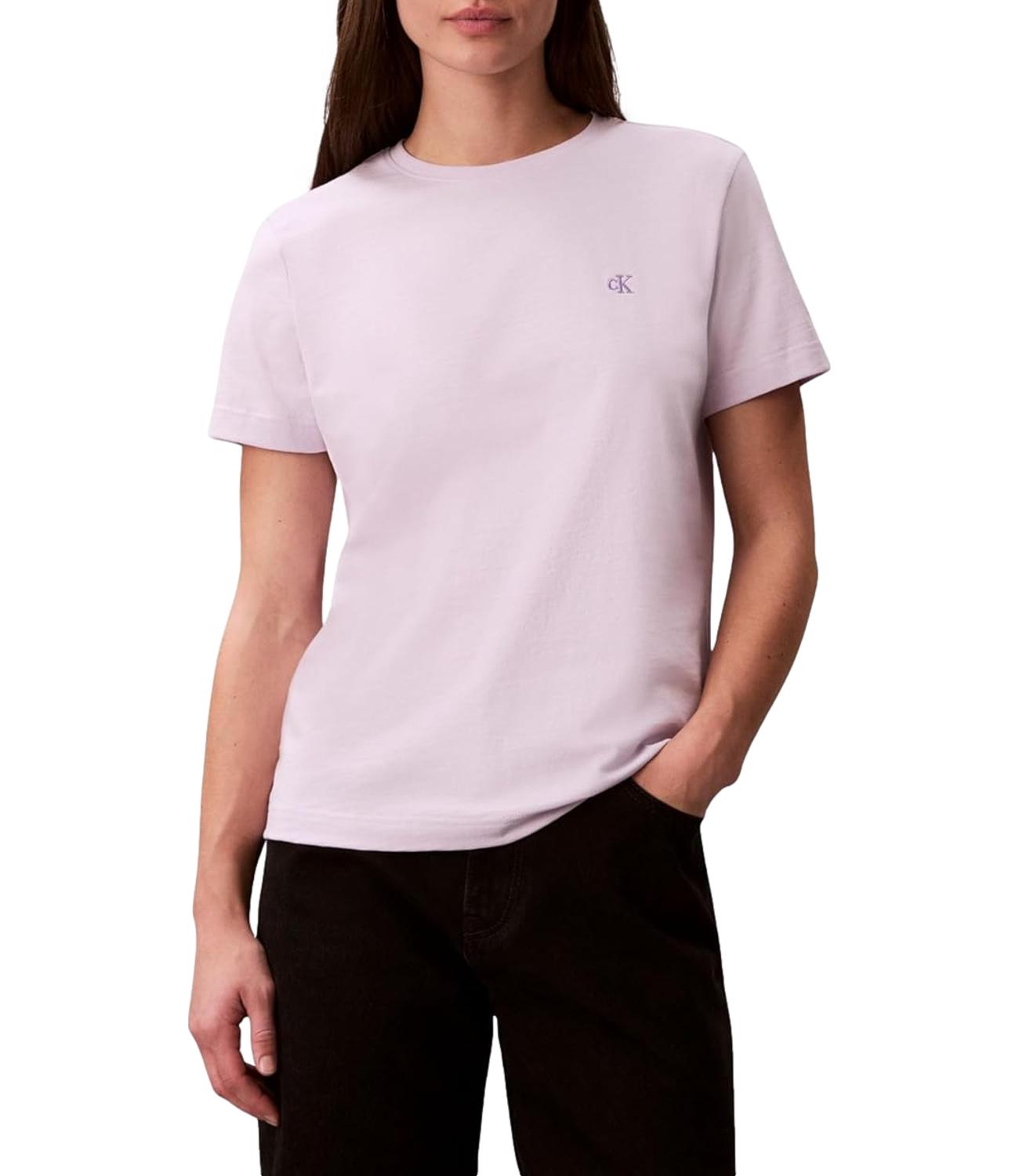 Calvin Klein T-Shirt da Donna - 3oq Island Lilac - Lv047b224g
