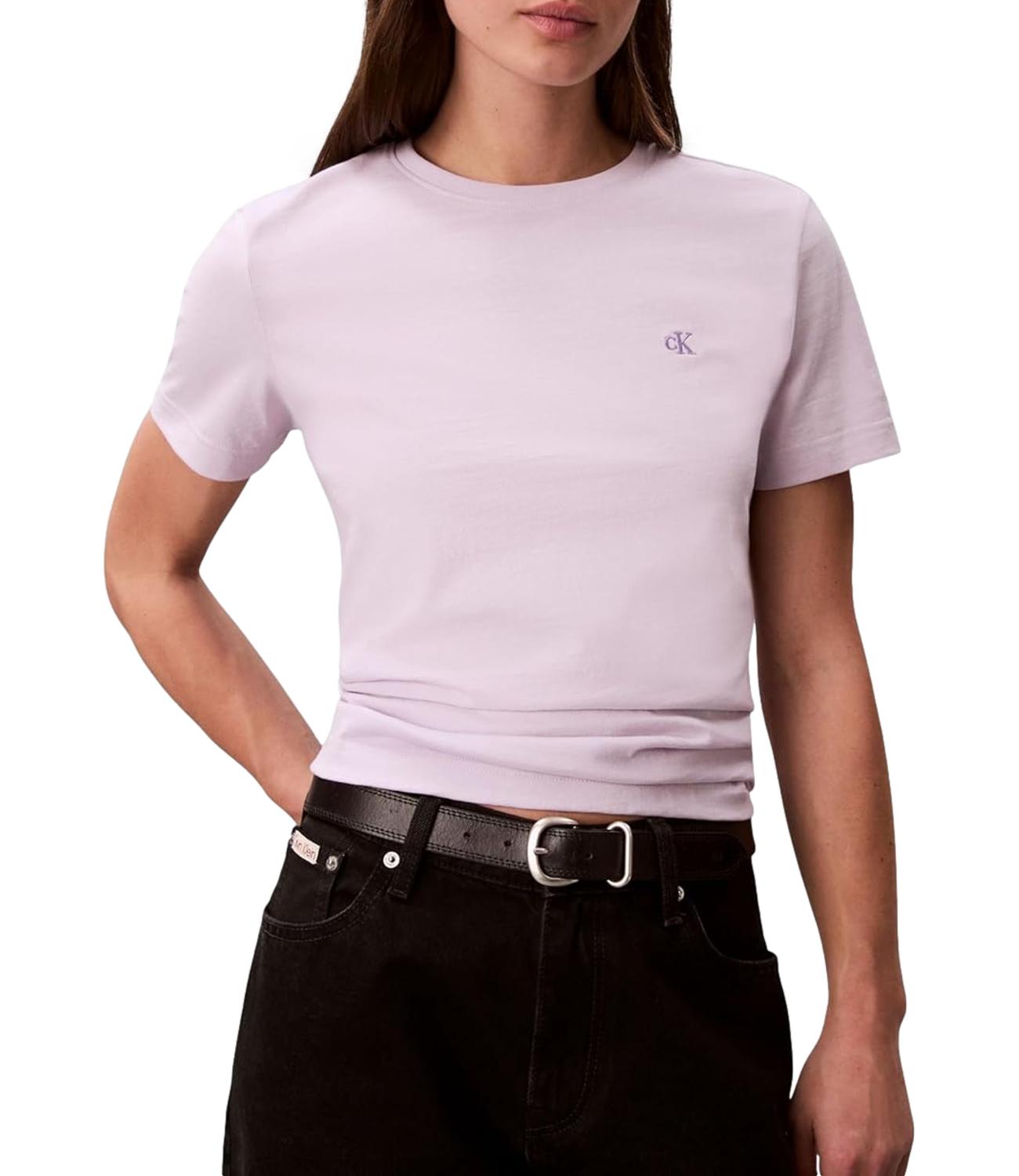 Calvin Klein T-Shirt da Donna - 3oq Island Lilac - Lv047b224g