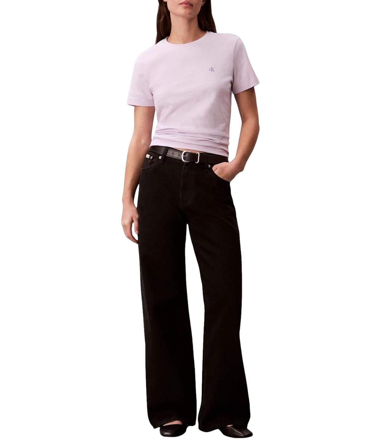 Calvin Klein T-Shirt da Donna - 3oq Island Lilac - Lv047b224g