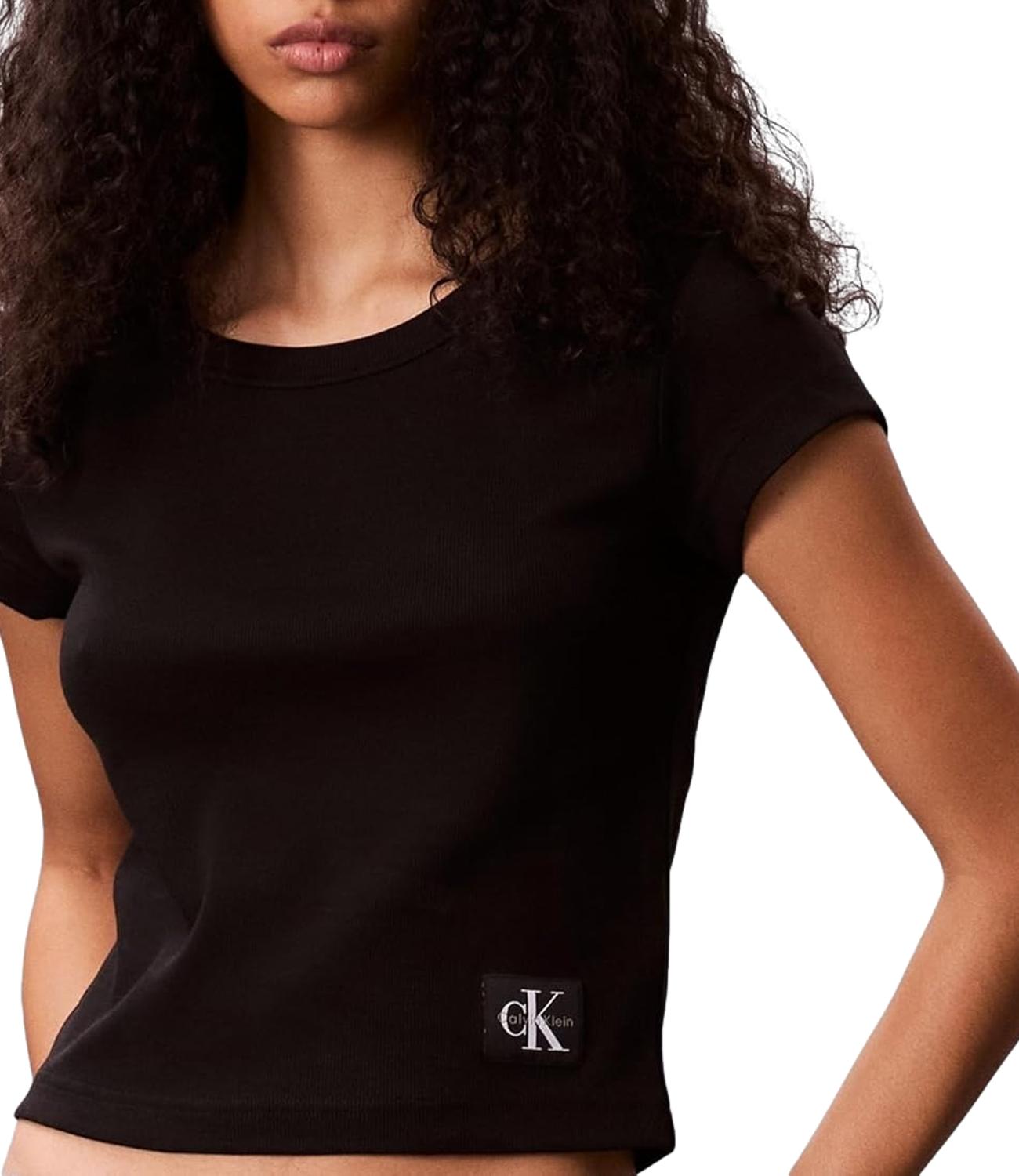 Calvin Klein T-Shirt da Donna - Black - Lv047c200g