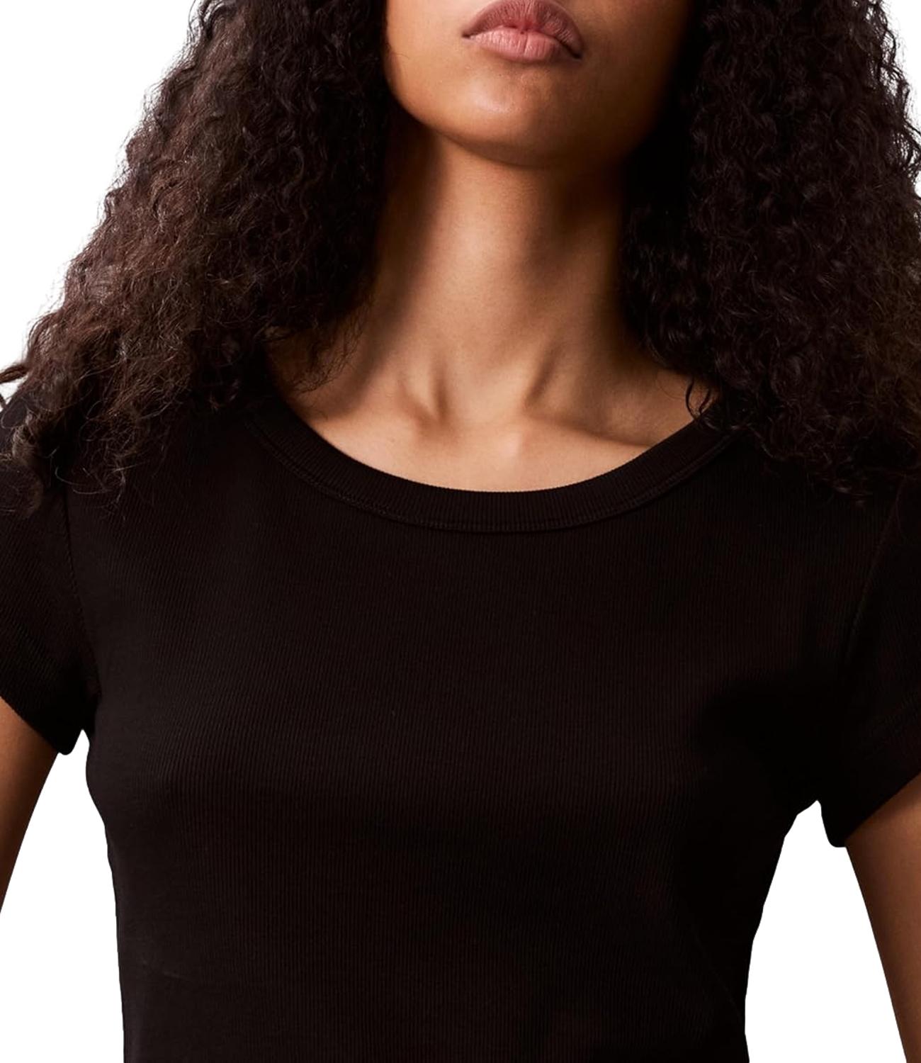 Calvin Klein T-Shirt da Donna - Black - Lv047c200g