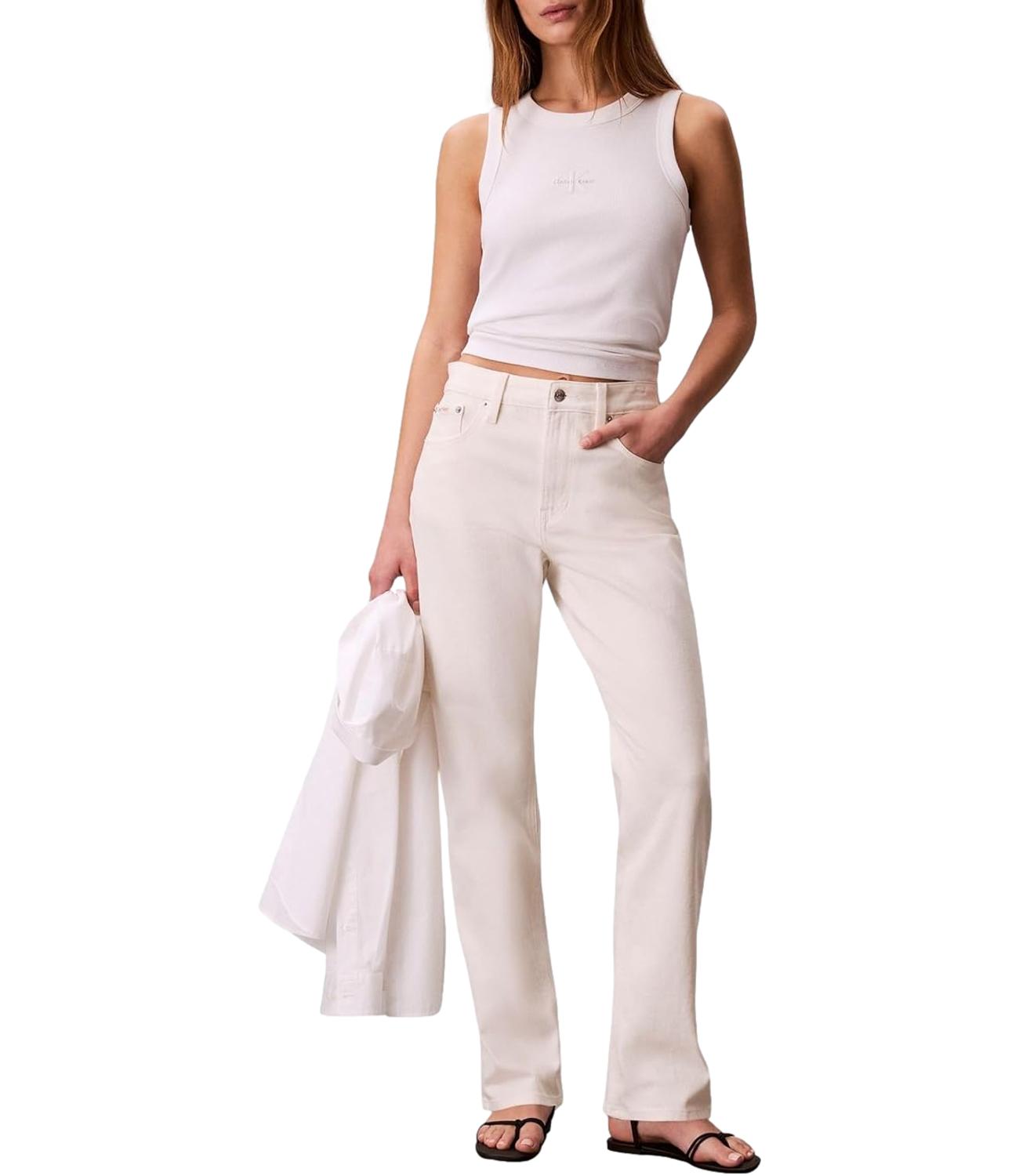 Calvin Klein Jeans da Donna - Asn Chalk White - Lv047f712g