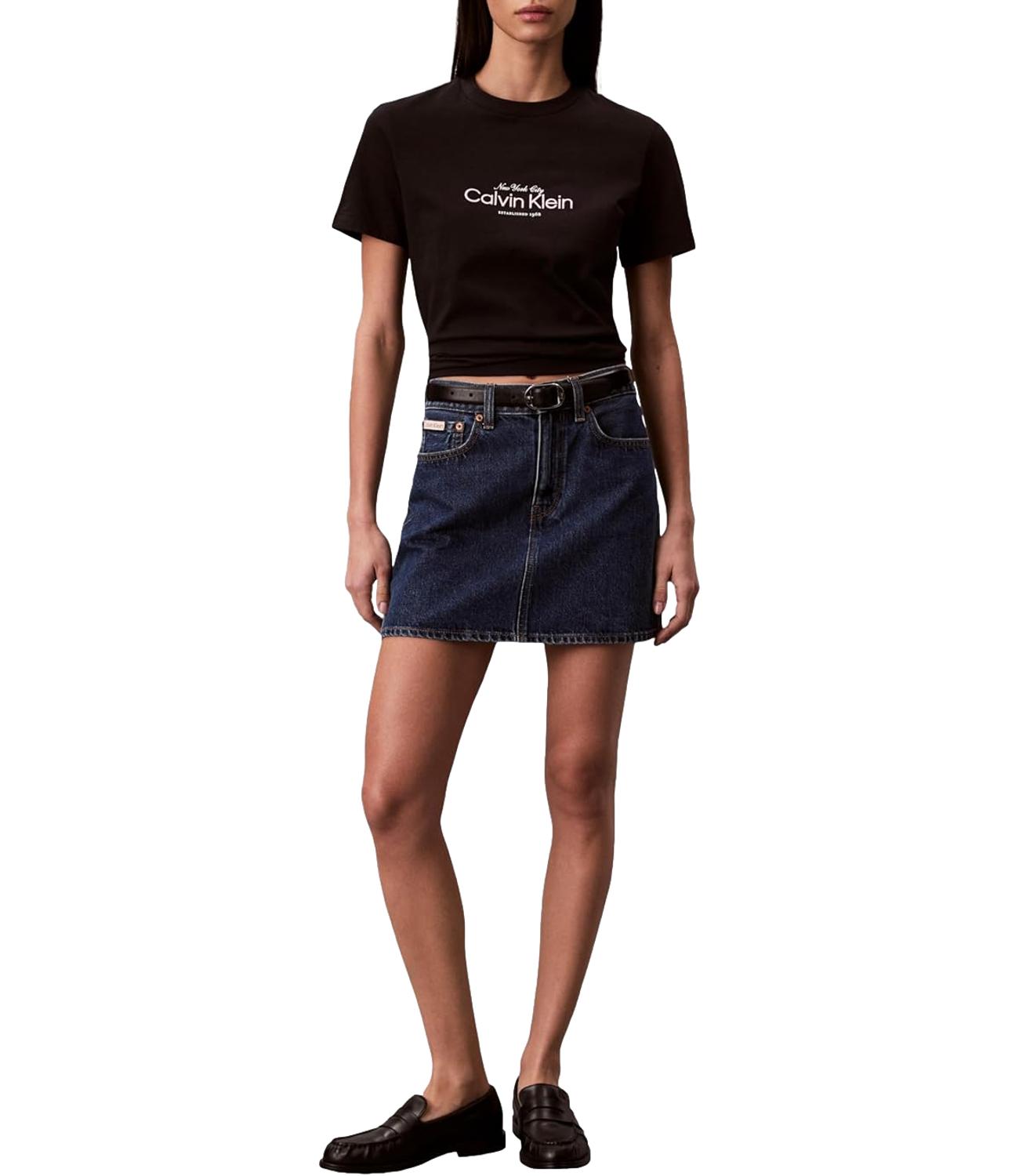Calvin Klein T-Shirt da Donna - Black - Lv047f810g