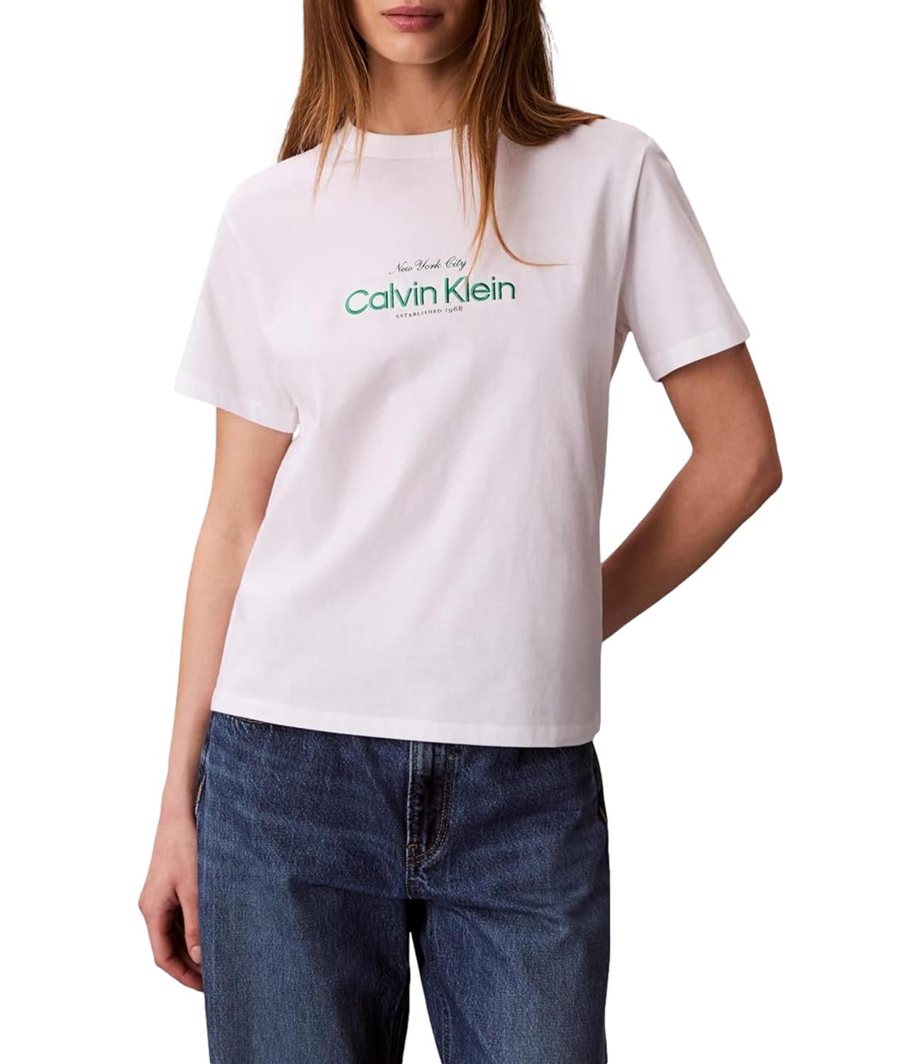 Calvin Klein T-Shirt da Donna - Yaf Bright White - Lv047f810g