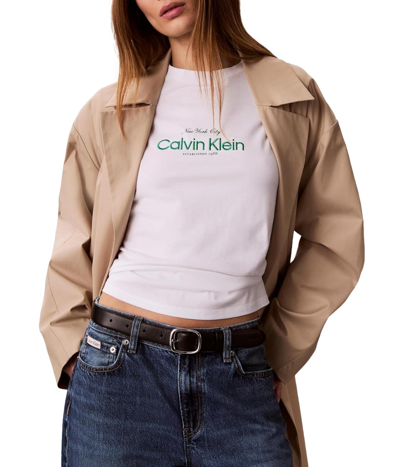 Calvin Klein T-Shirt da Donna - Yaf Bright White - Lv047f810g