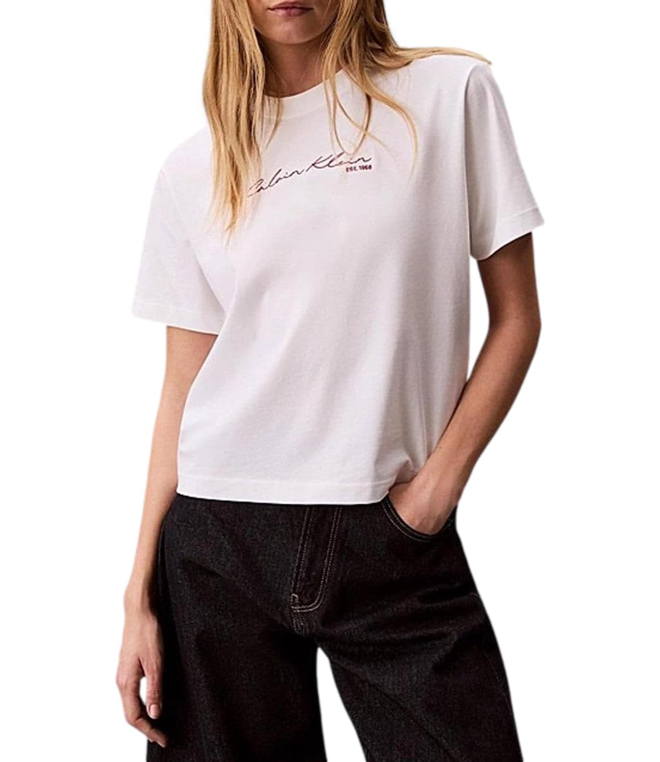 Calvin Klein T-Shirt da Donna - Yaf Bright White - Lv047f820g