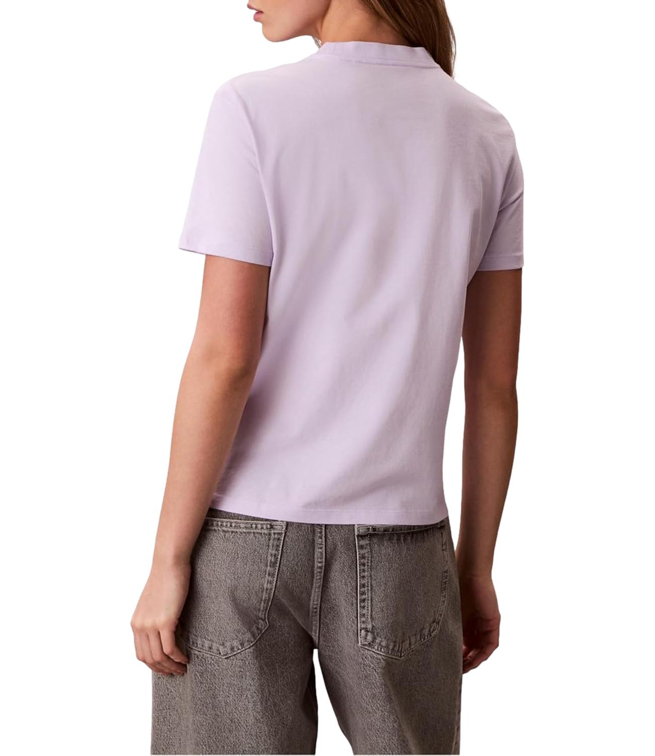 Calvin Klein T-Shirt da Donna - 3oq Island Lilac - Lv047f831g