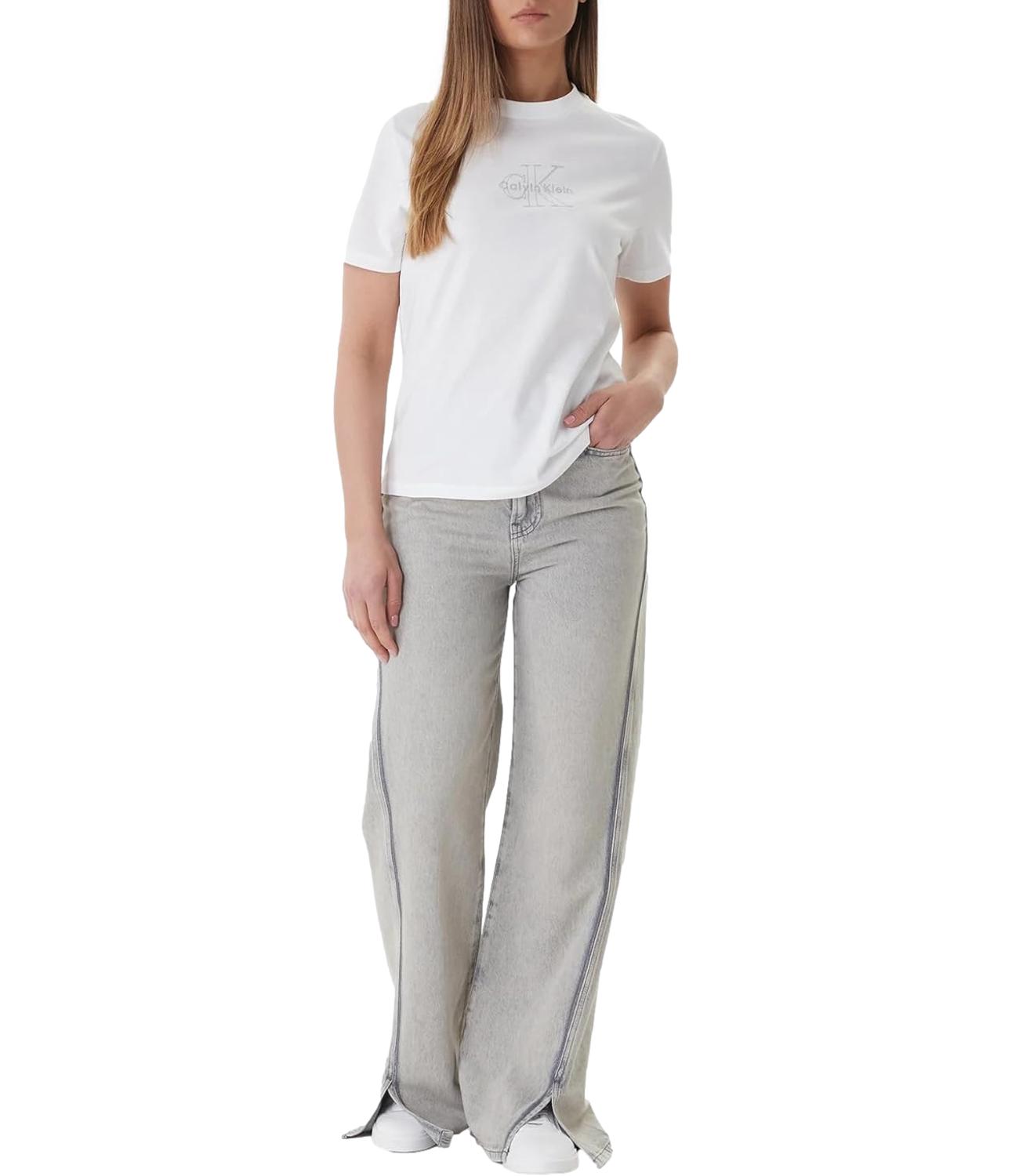 Calvin Klein T-Shirt da Donna - Yaf Bright White - Lv047f831g