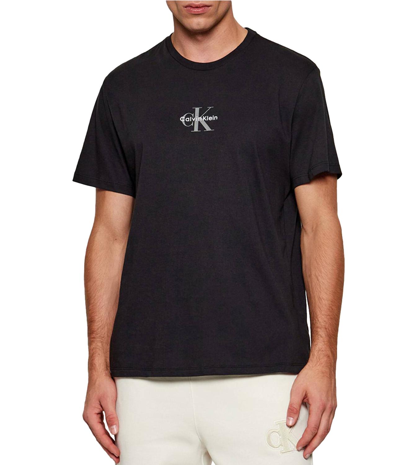 Calvin Klein T-Shirt da Uomo - Black - Lv04rb866g