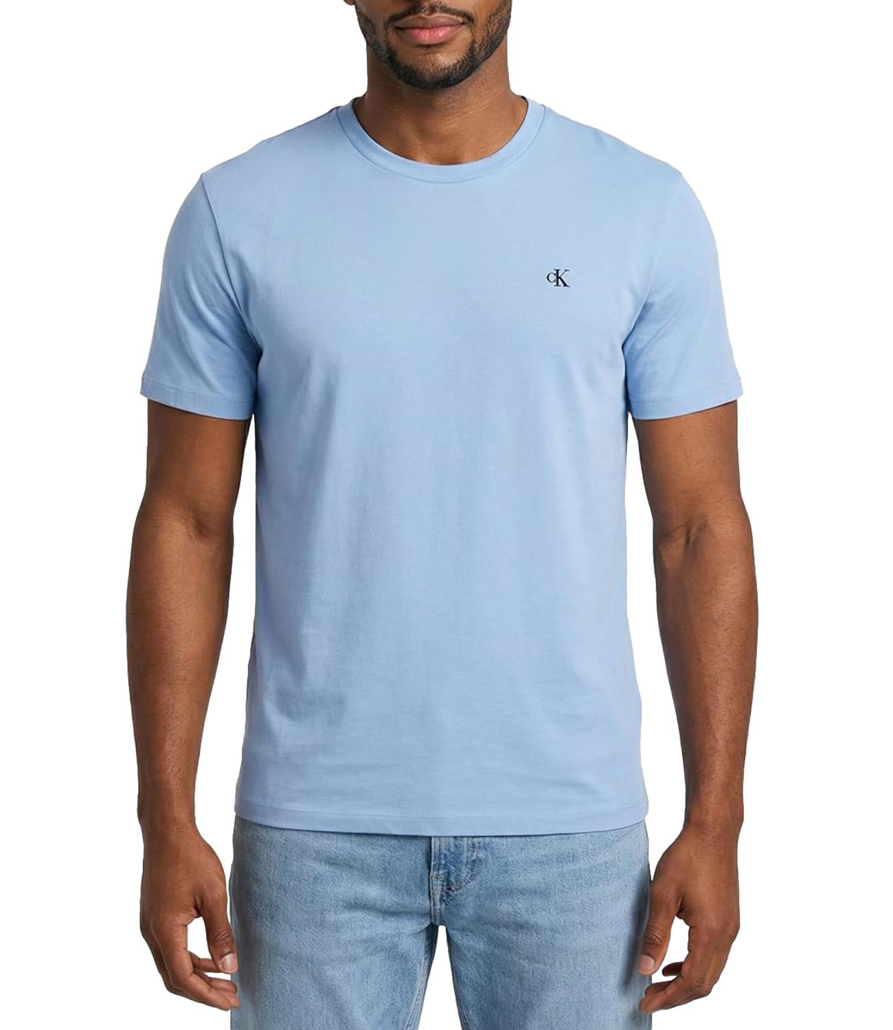 Calvin Klein T-Shirt da Uomo - C32 Blue Descent - Lv04rd254g