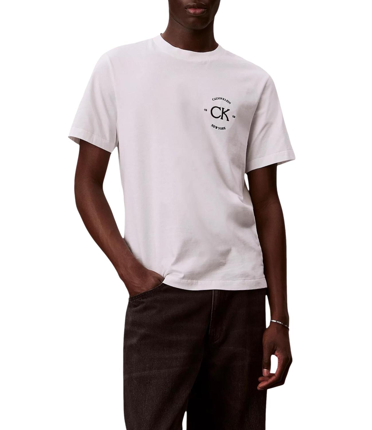 Calvin Klein T-Shirt da Uomo - Yaf Bright White - Lv04re825g