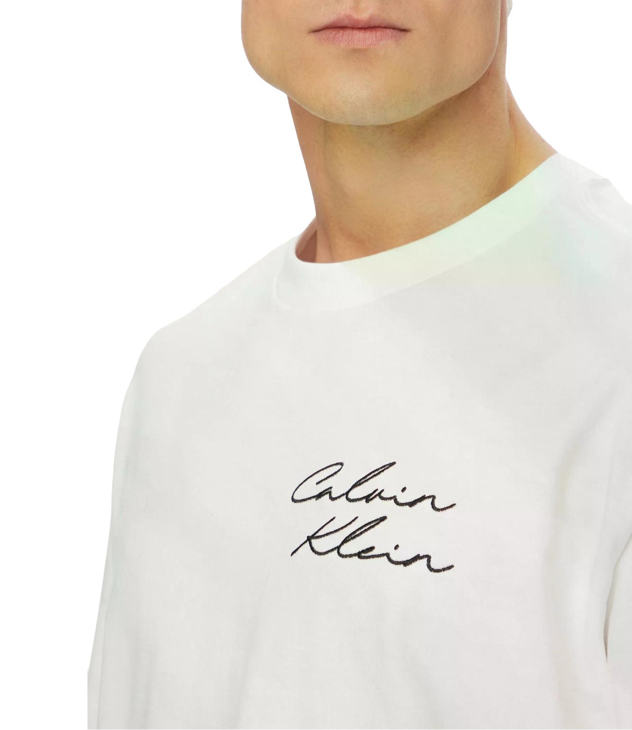 Calvin Klein Polo da Uomo - Yaf Bright White - Lv04re828g