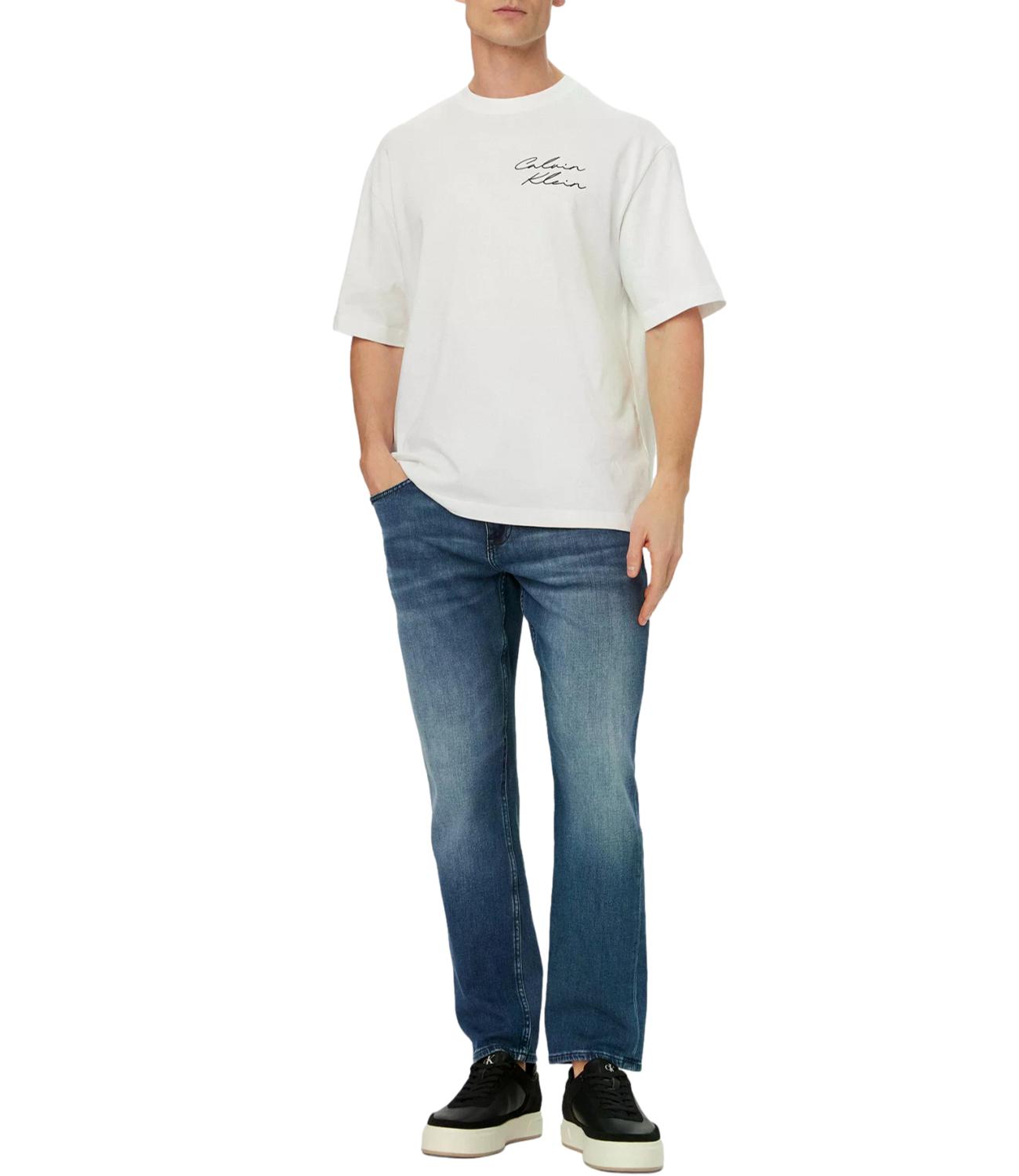 Calvin Klein Polo da Uomo - Yaf Bright White - Lv04re828g